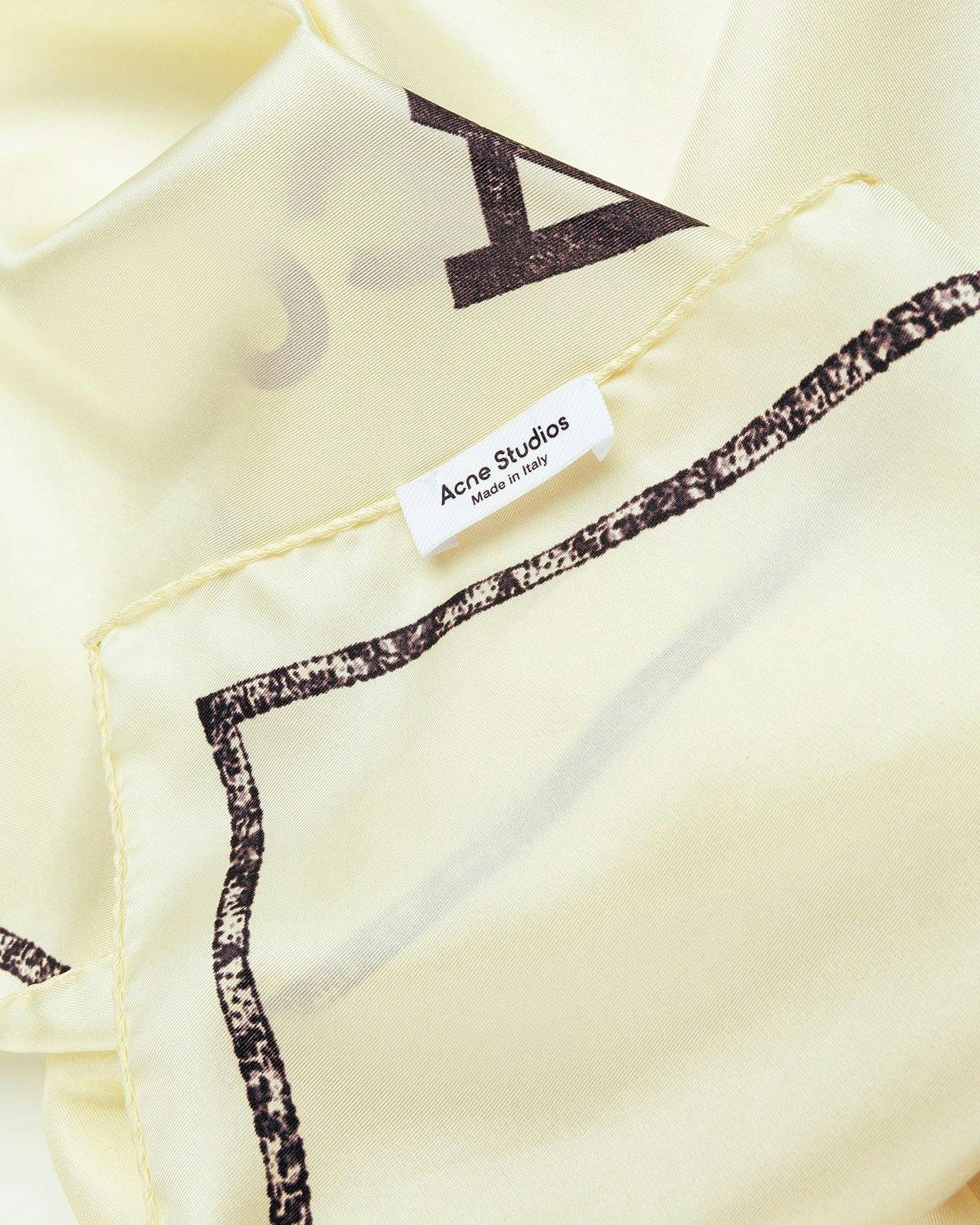 Acne Studios - Logo Bandana Ivory - Accessories - Beige - Image 5