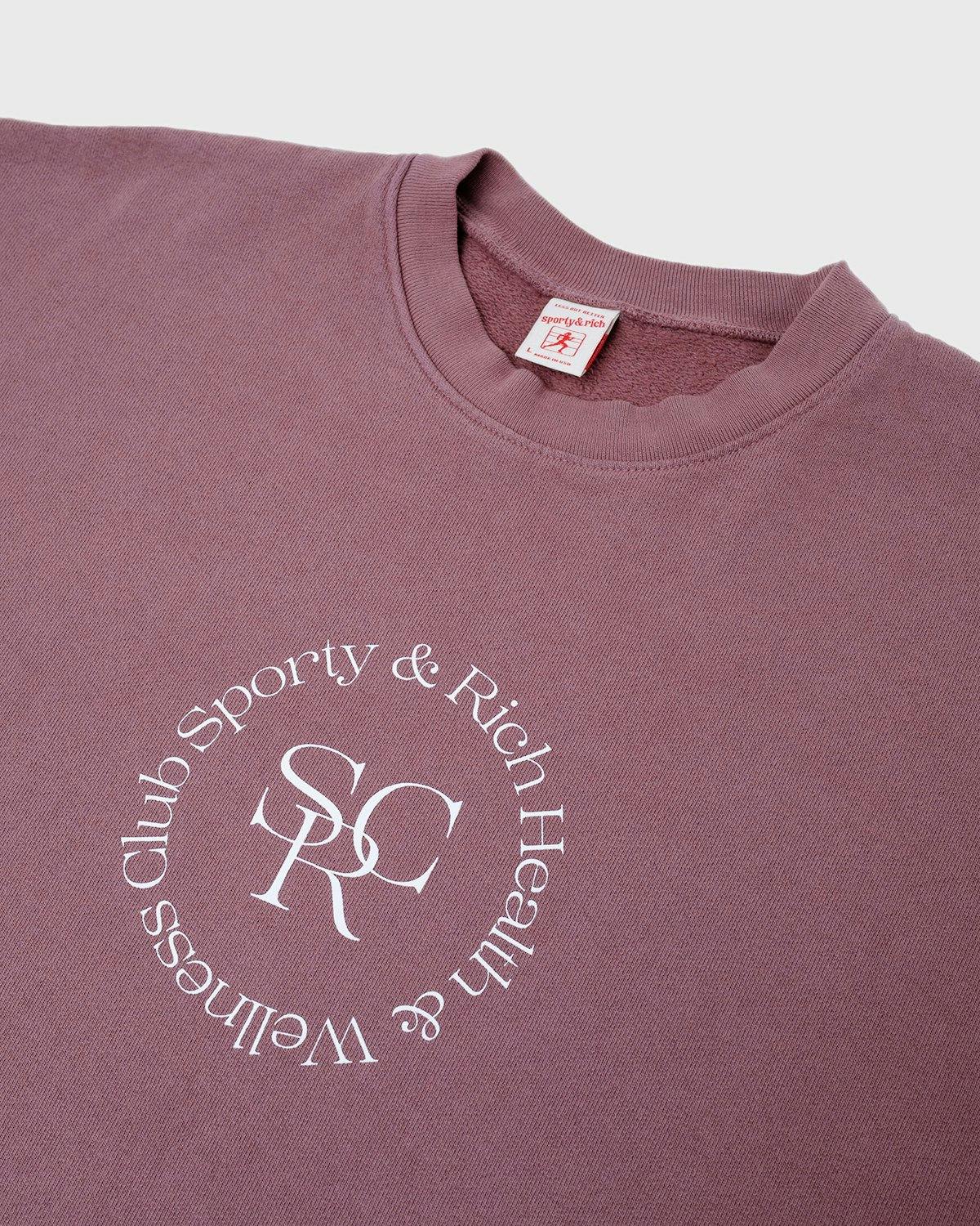 Sporty and Rich - Wellness Crewneck Mauve - Clothing - Pink - Image 3