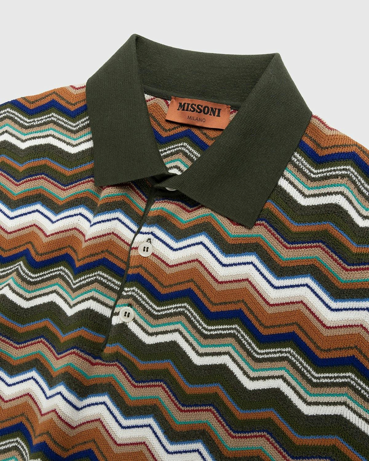 Missoni - Zig Zag Polo Shirt Multi - Clothing - Multi - Image 4