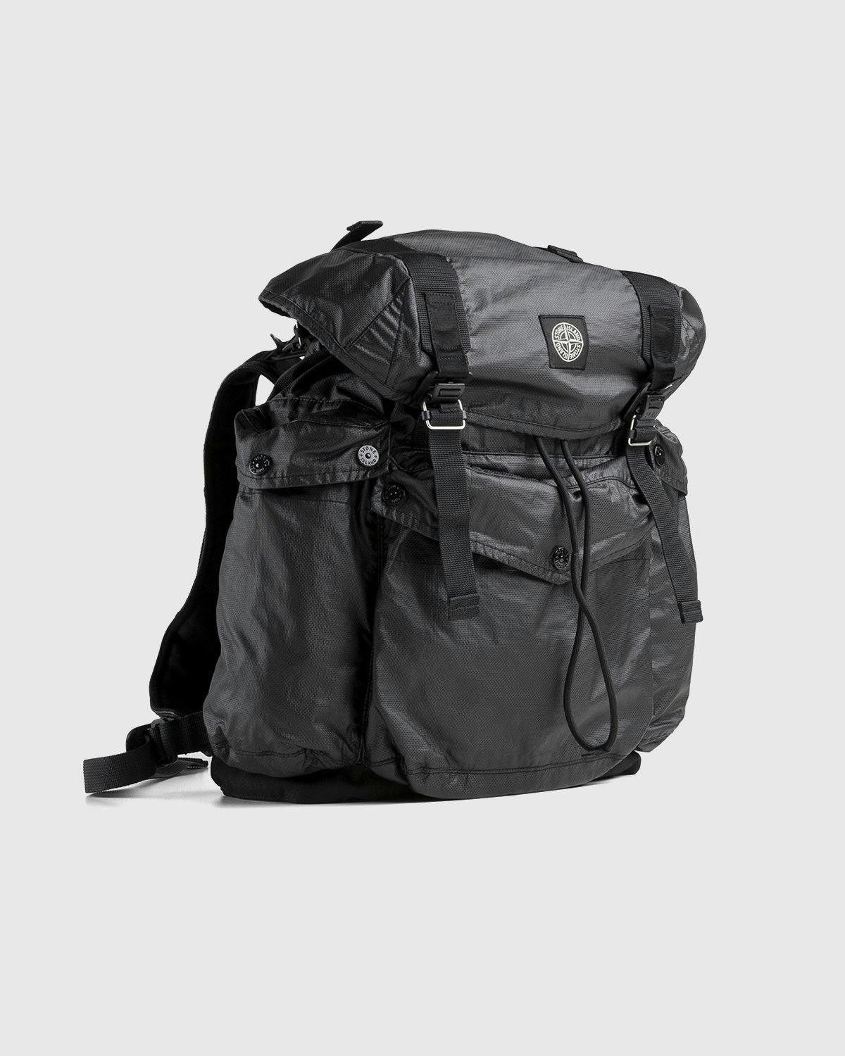 Stone Island - Dyed Backpack Black - Accessories - Black - Image 3