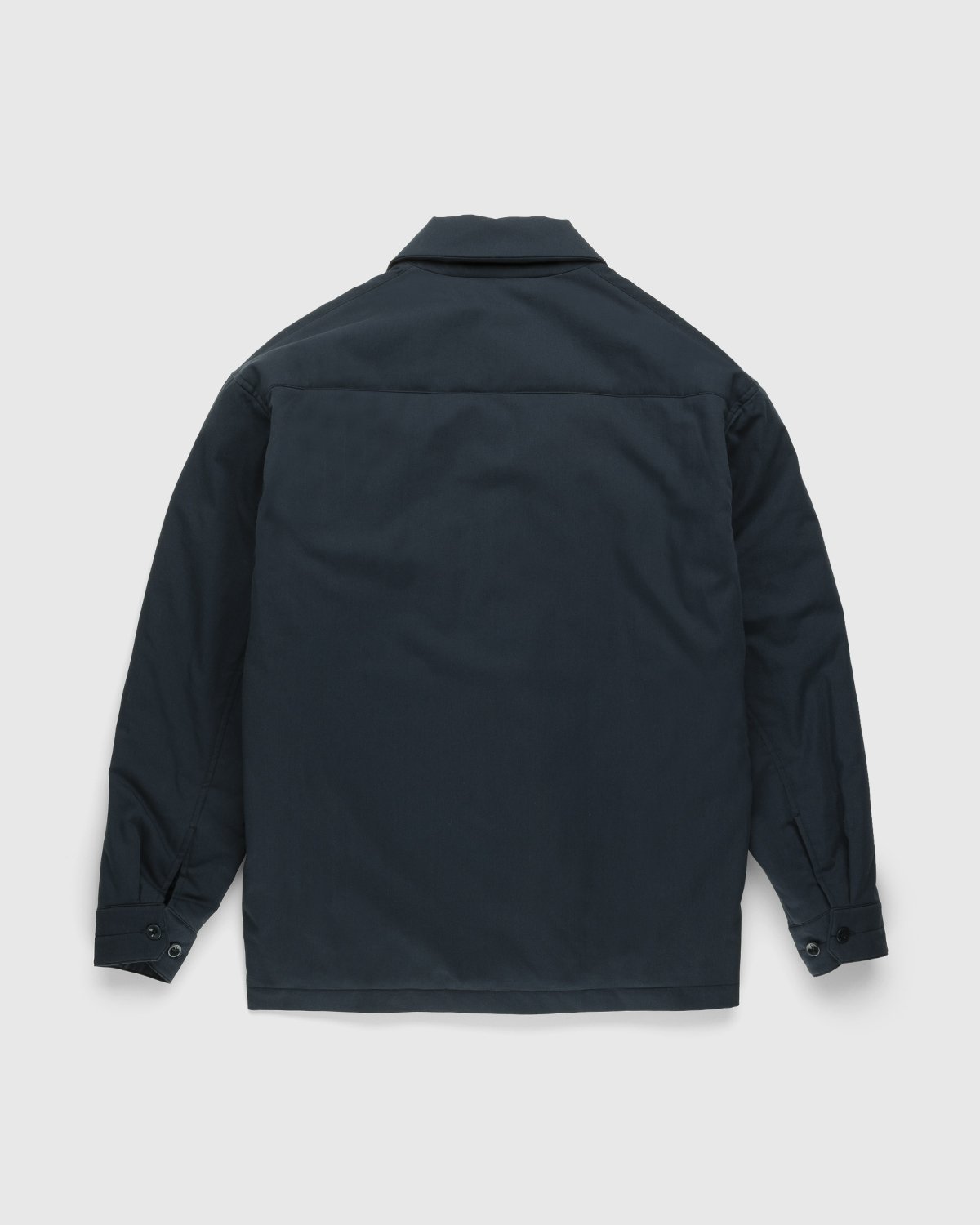 Lemaire - Wadded Brushed Overshirt Vulcan Blue - Clothing - Blue - Image 2