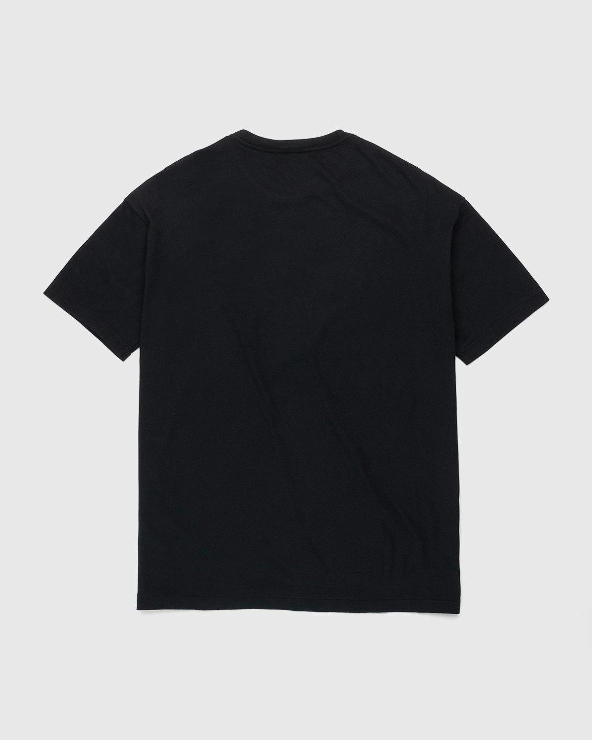 Auralee - Raw Jersey T-Shirt Black - Clothing - Black - Image 2