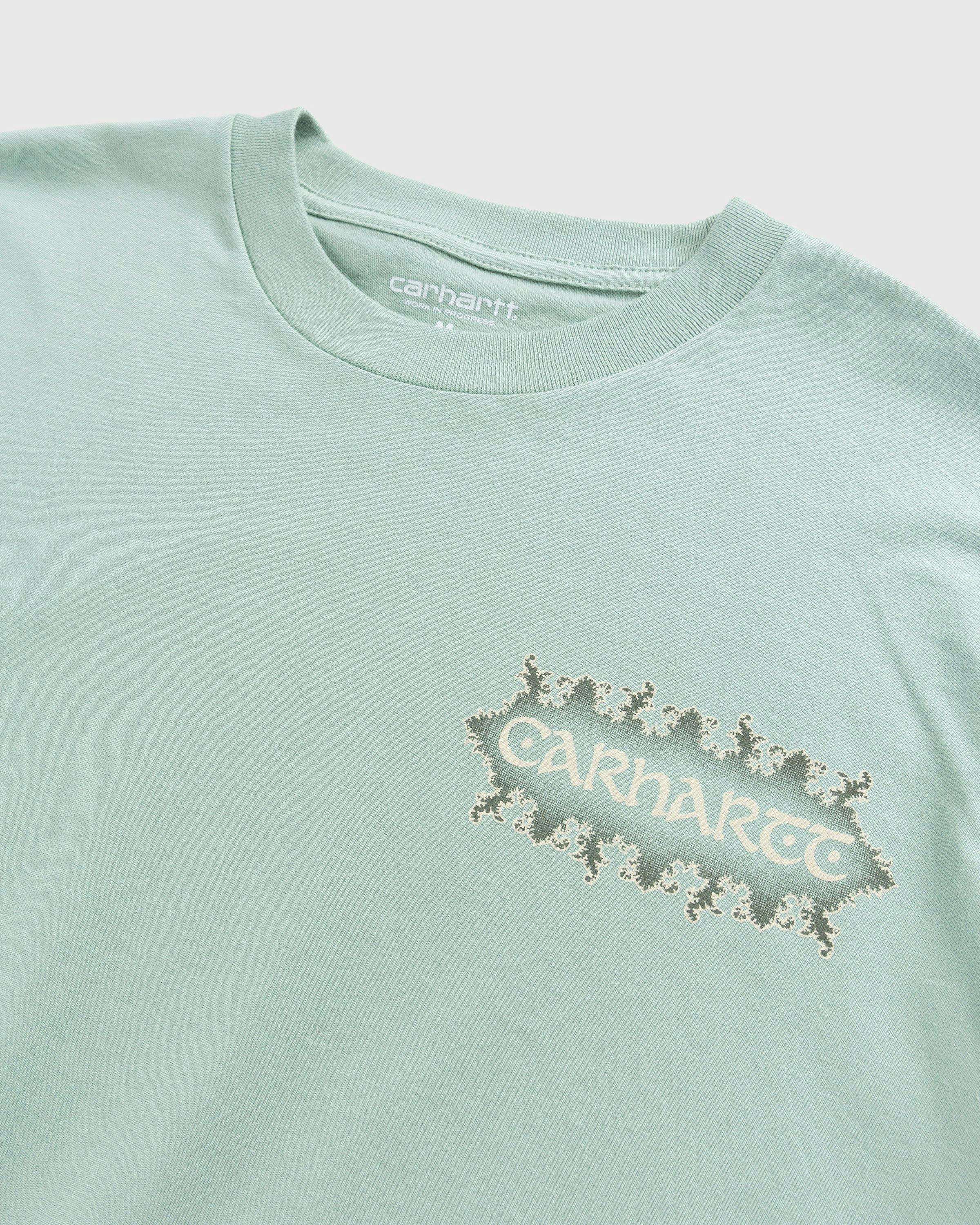 Carhartt WIP - Spaces T-Shirt Misty Sage - Clothing - Green - Image 3