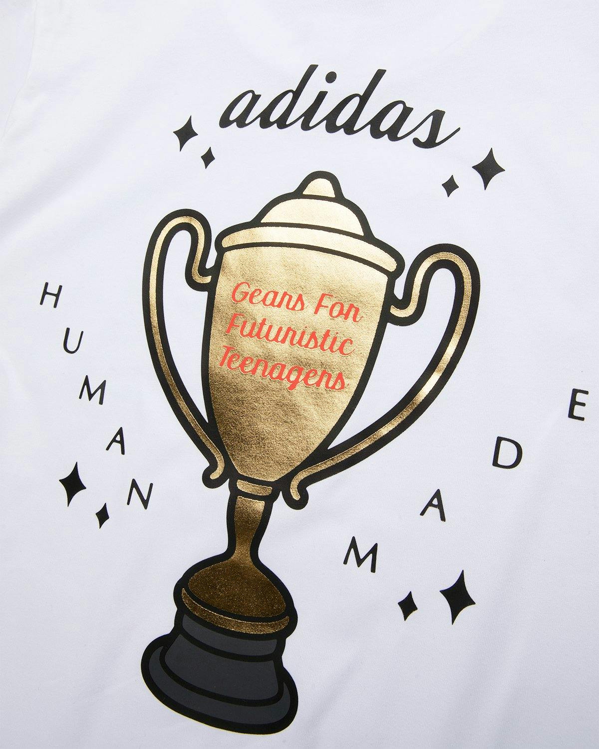 adidas Originals x Human Made - Graphic Tee White - Clothing - White - Image 4