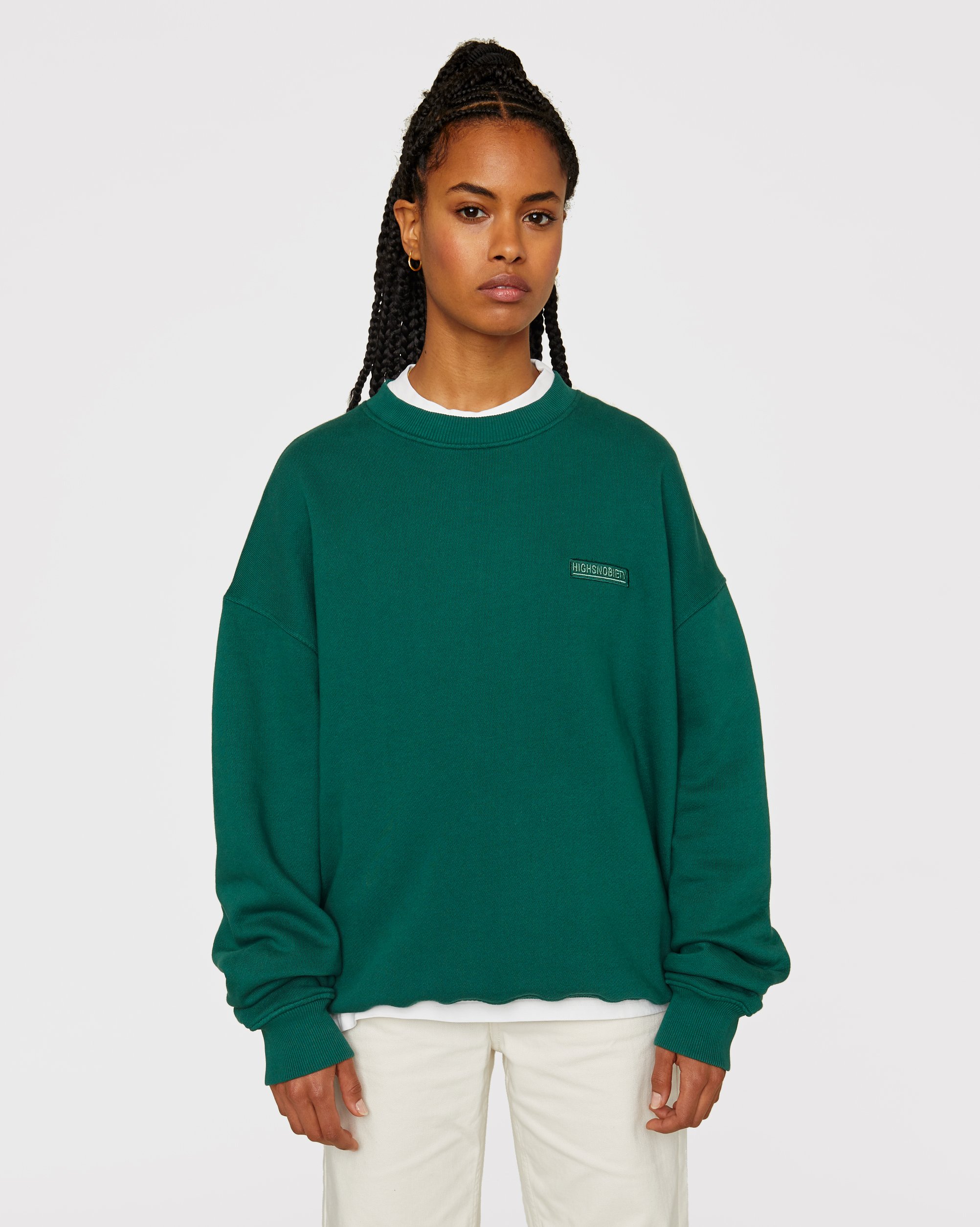 Highsnobiety – Staples Sweatshirt Green | Highsnobiety Shop