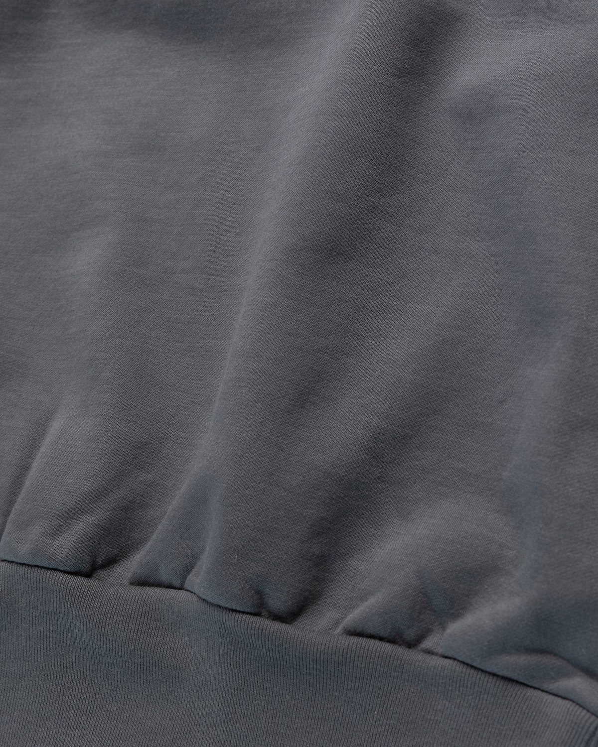 Auralee – Knitted Cotton Crew Grey | Highsnobiety Shop