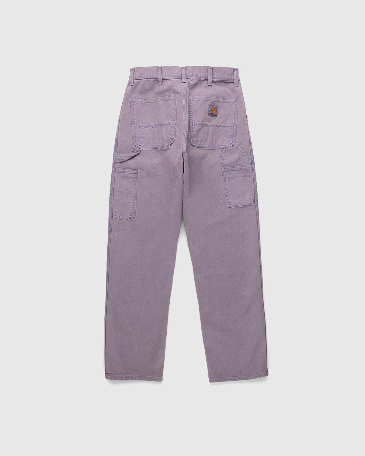 Carhartt WIP - Single Knee Pant Razzmic Faded - Clothing - Purple - Image 2