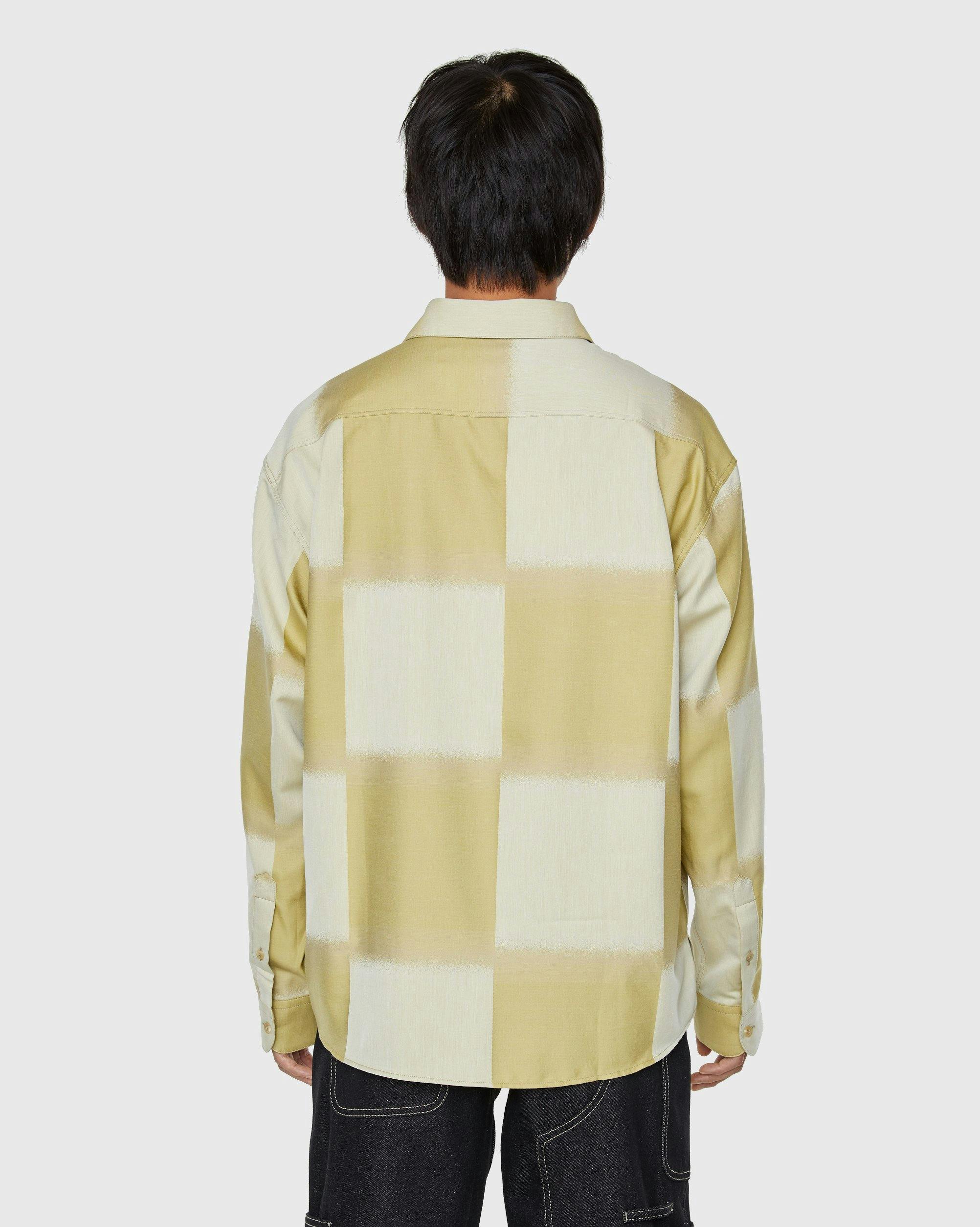 JACQUEMUS - La Chemise Simon Khaki - Clothing - Yellow - Image 4