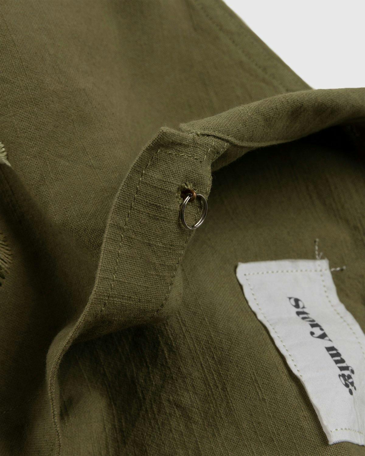 Story mfg. - Short On Time Jacket Khaki Double Date Green - Clothing - Green - Image 6