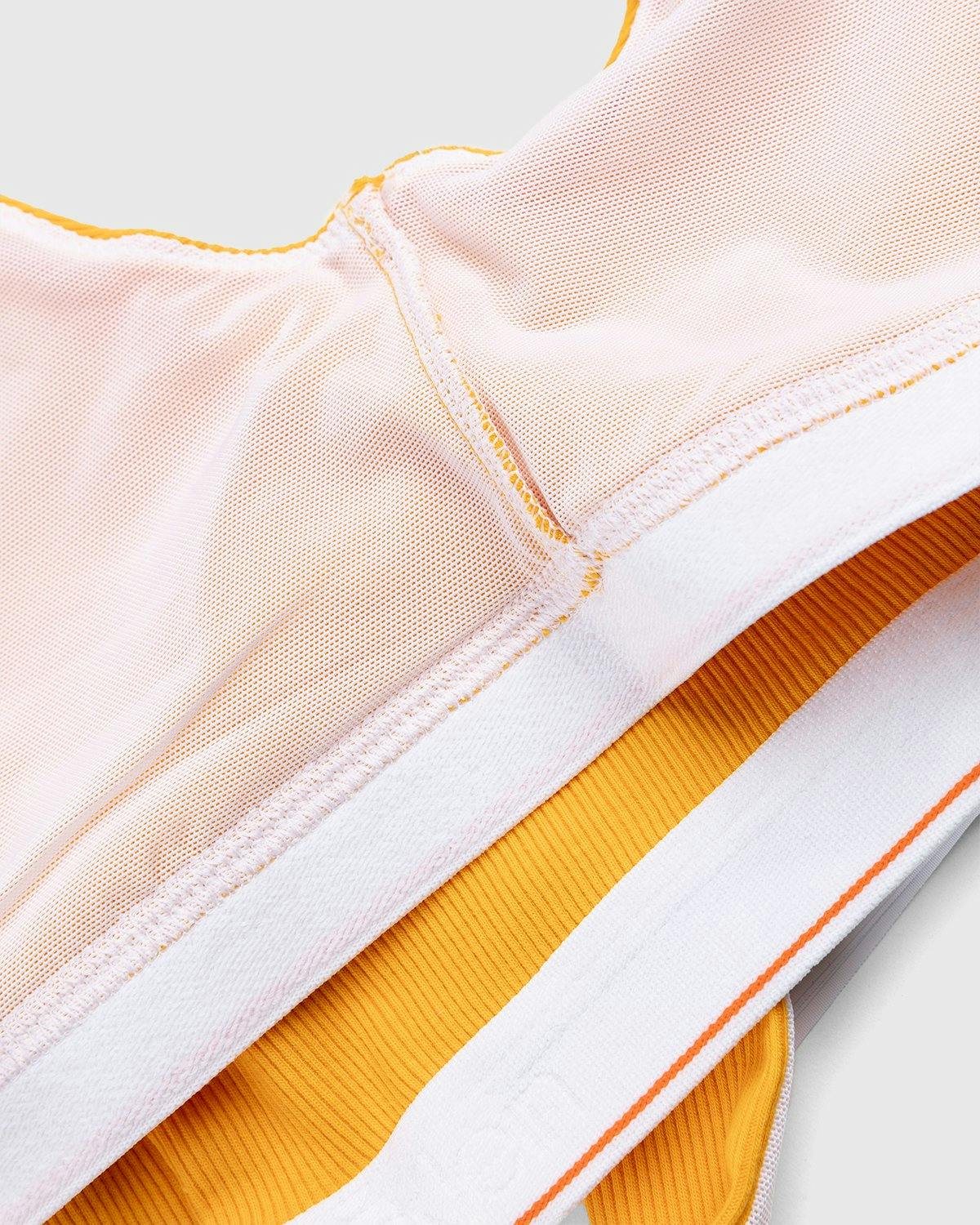 Heron Preston x Calvin Klein - Womens U-Back Bralette Sunflower - Clothing - Yellow - Image 4