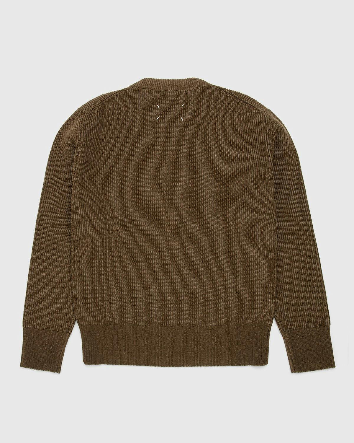 Maison Margiela - Pullover Olive - Clothing - Green - Image 2