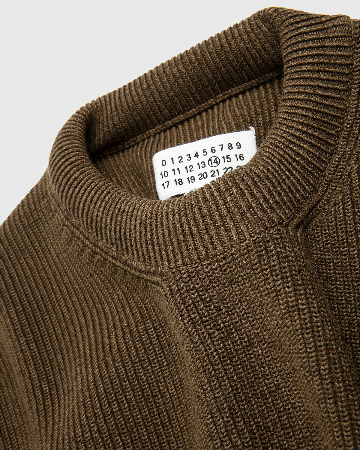 Maison Margiela - Pullover Olive - Clothing - Green - Image 3