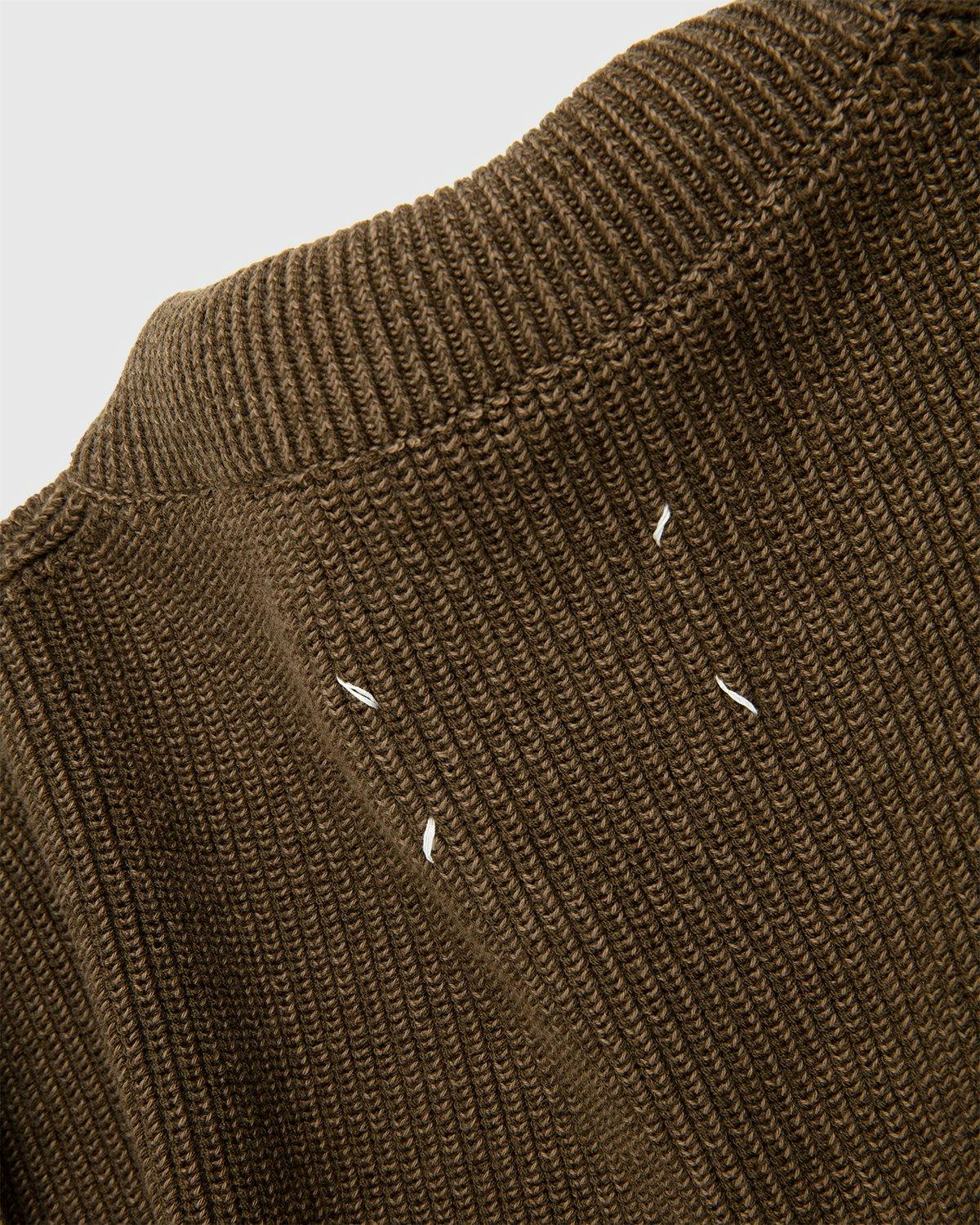 Maison Margiela - Pullover Olive - Clothing - Green - Image 4