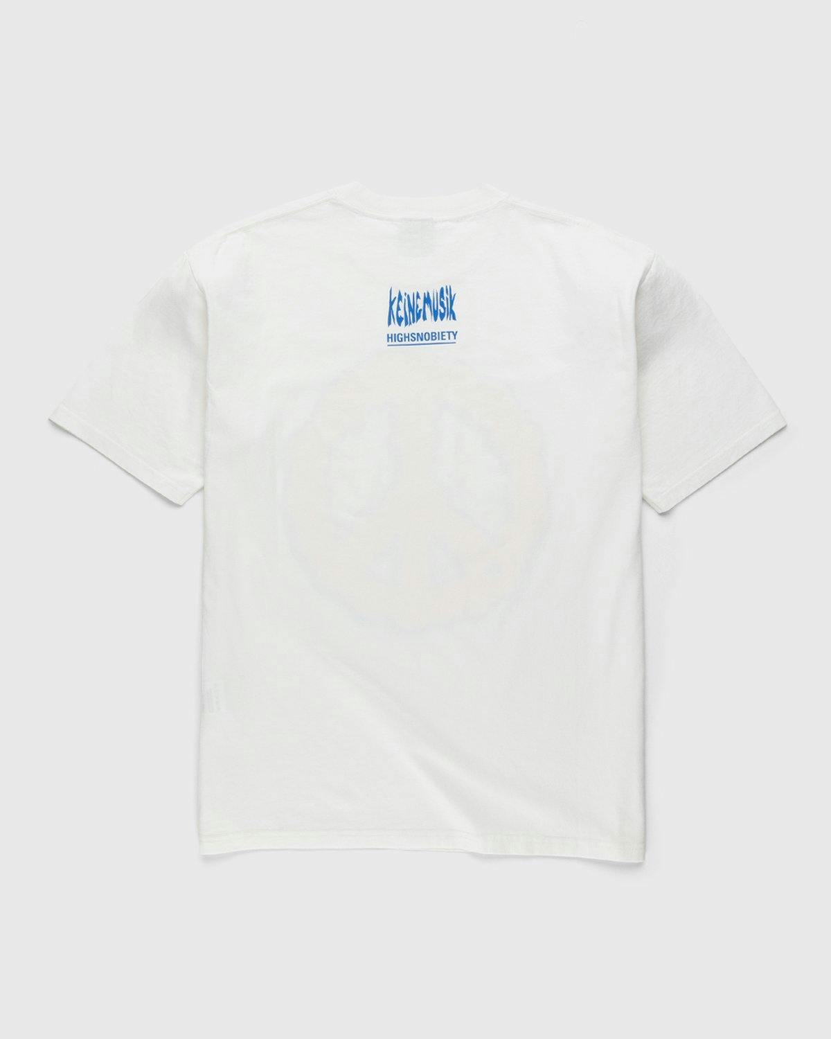 Keinemusik x Highsnobiety - Peace Logo T-Shirt White - Clothing - White - Image 2