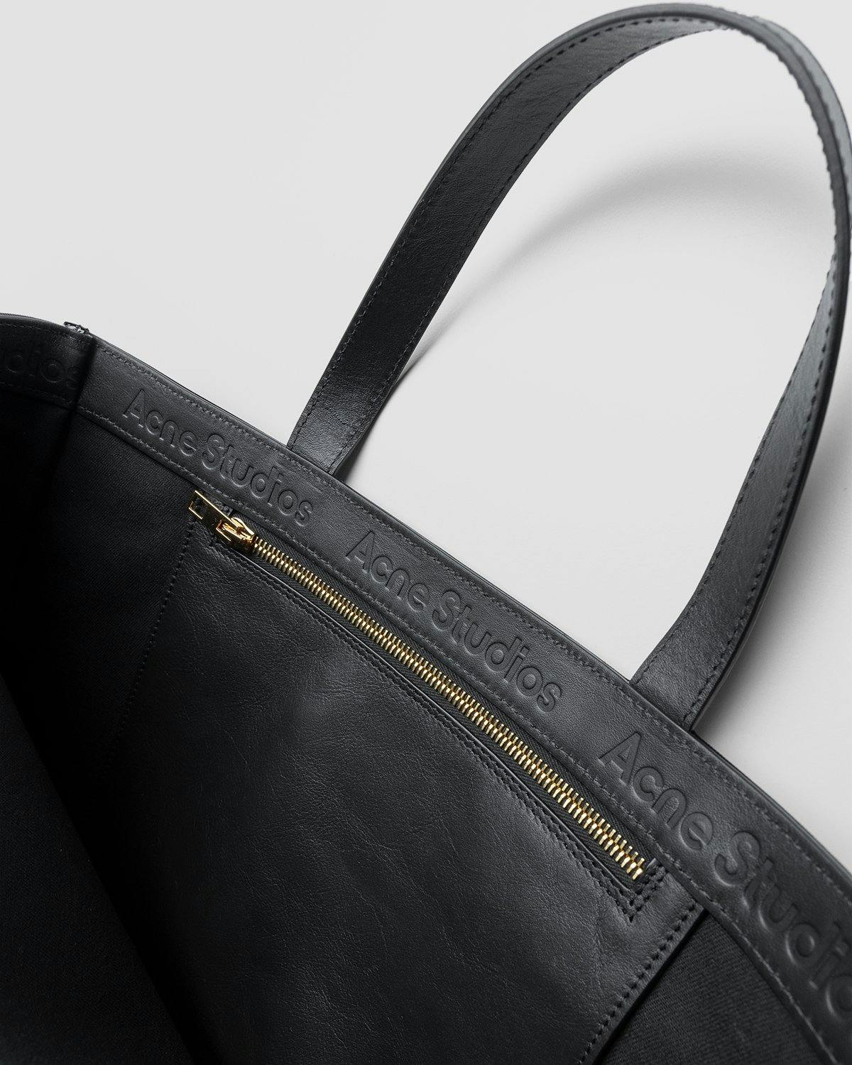 Acne Studios - Shiny Tote Bag Black - Accessories - Black - Image 4