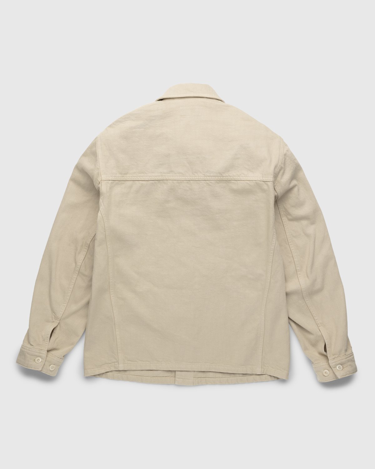 Lemaire - Boxy Denim Overshirt Saltpeter - Clothing - Beige - Image 2