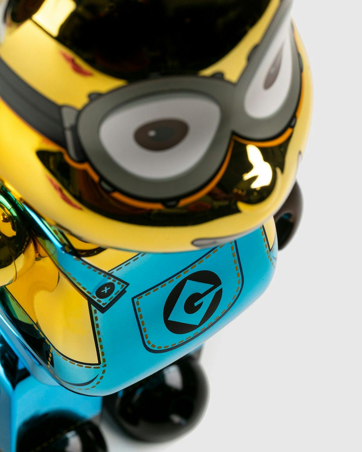 Medicom – Be@rbrick Minions Dave Chrome Version 100% and 400% Set Multi |  Highsnobiety Shop