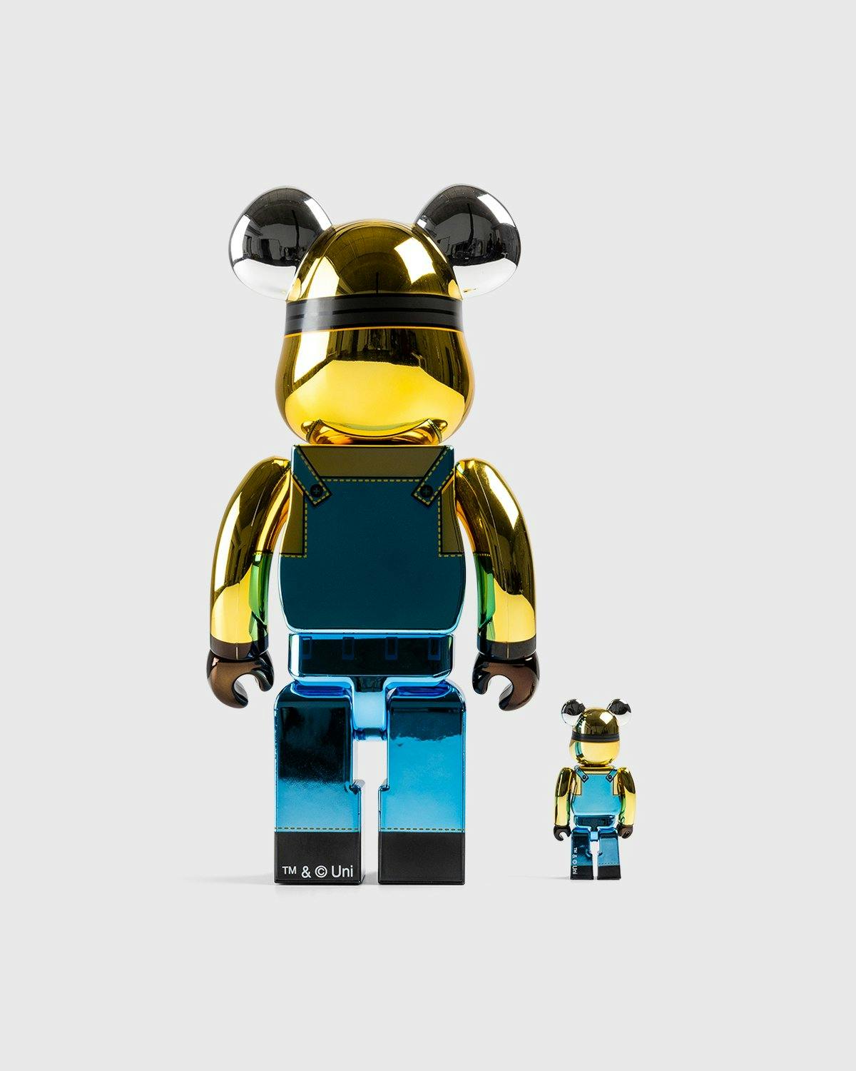 Medicom - Be@rbrick Minions Dave Chrome Version 100% and 400% Set Multi - Lifestyle - Multi - Image 2