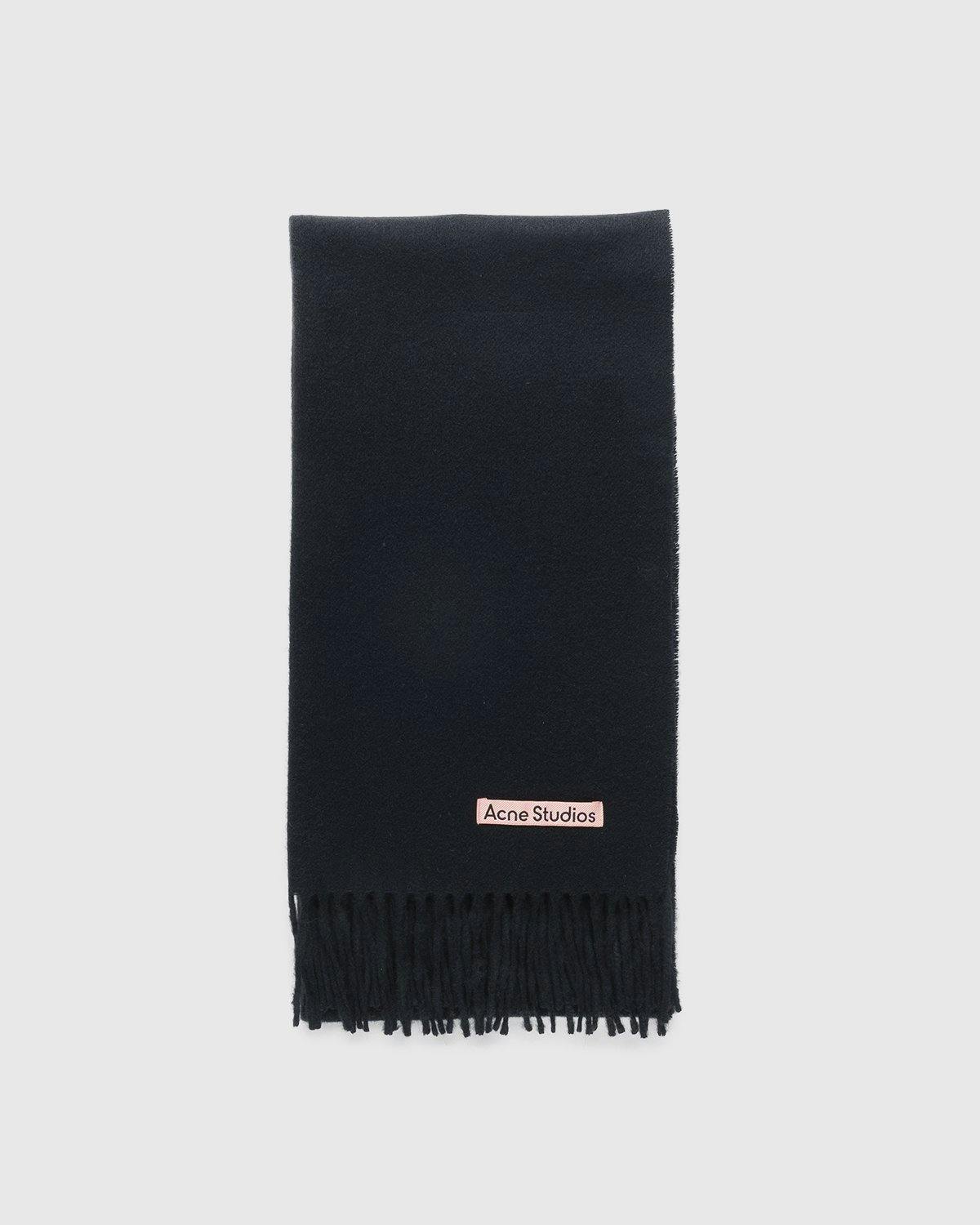 Acne Studios - Narrow Cashmere Scarf Black - Accessories - Black - Image 2