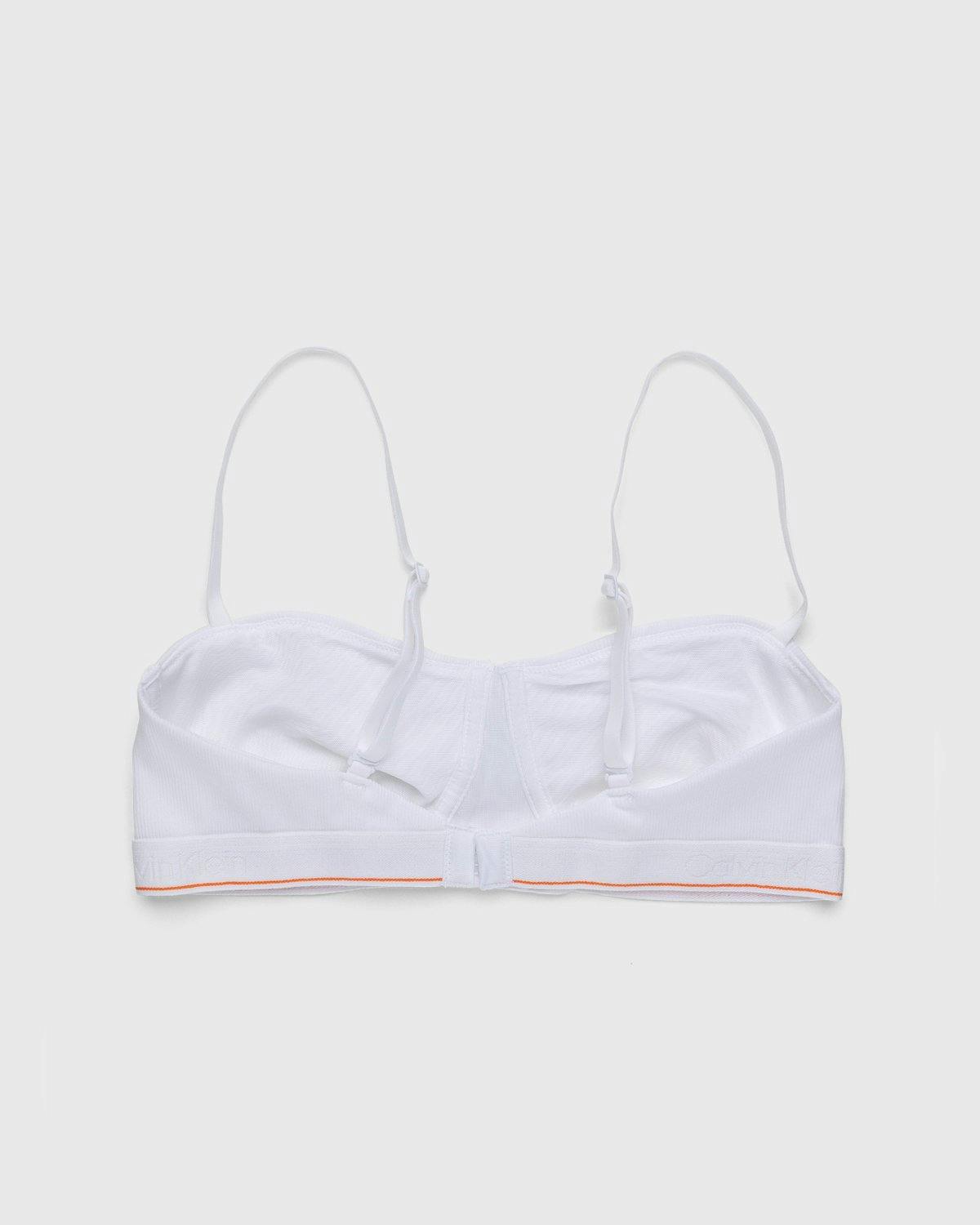 Heron Preston x Calvin Klein - Womens Unlined Balconette White - Clothing - White - Image 2