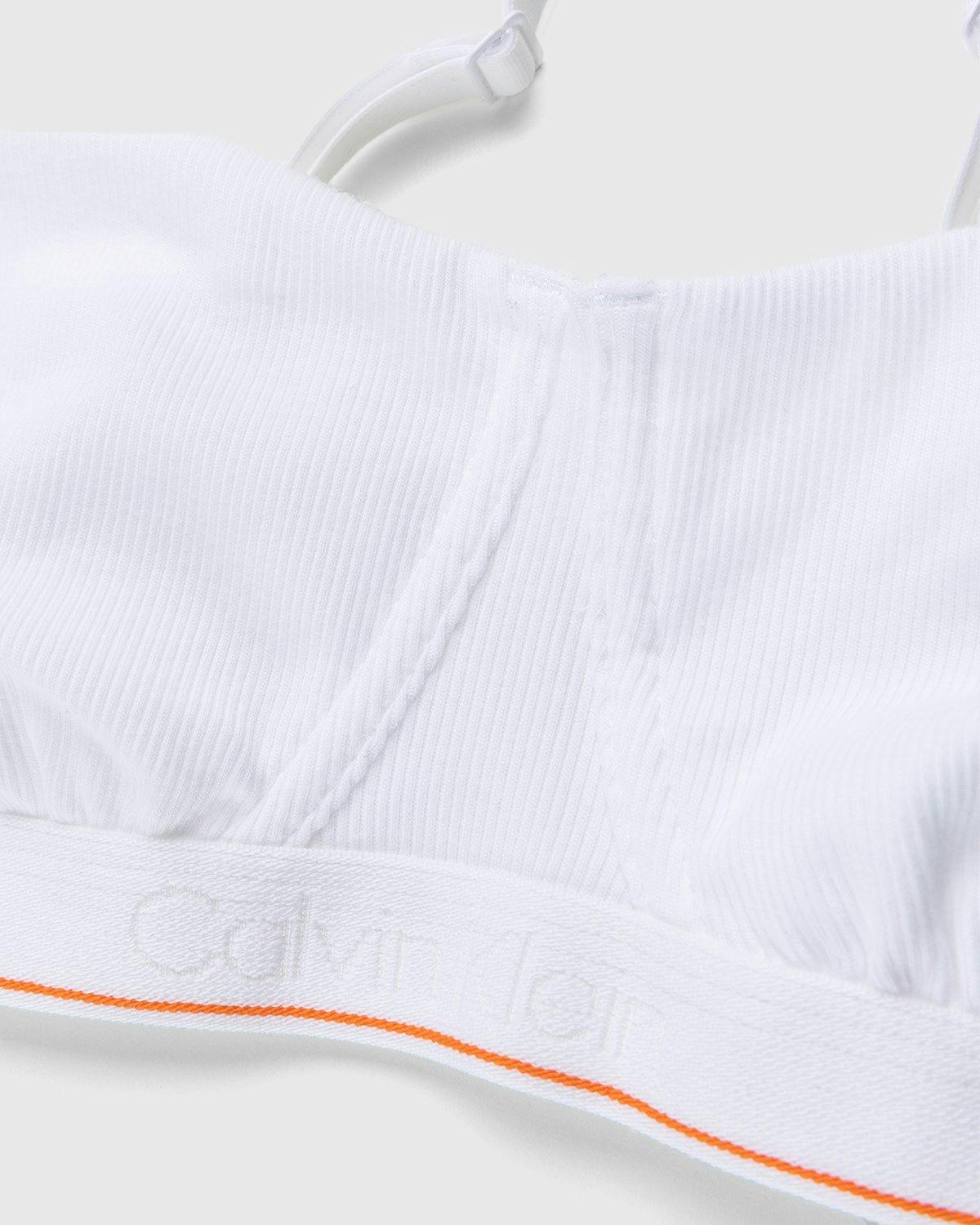 Heron Preston x Calvin Klein - Womens Unlined Balconette White - Clothing - White - Image 3