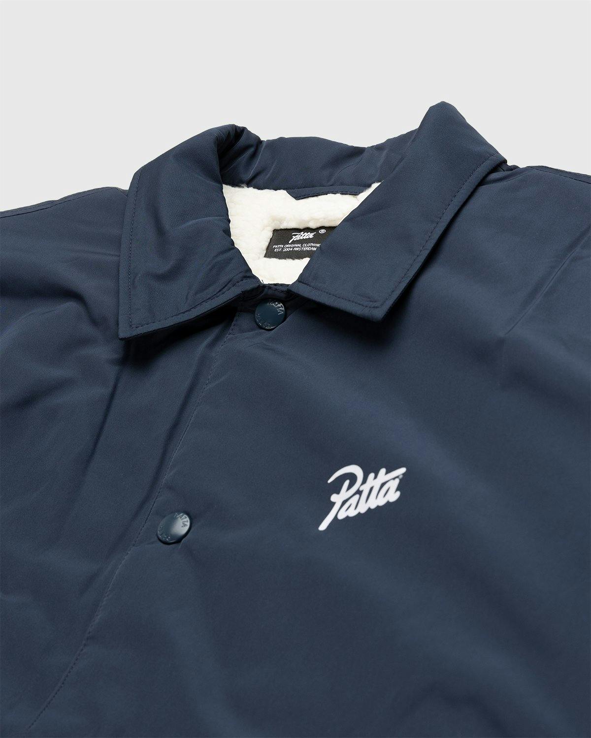 Patta - Basic Sherpa Coach Jacket Navy - Clothing - Blue - Image 3