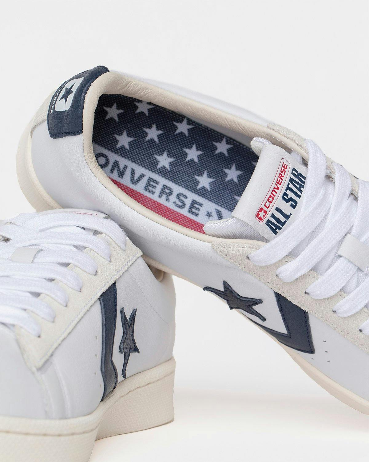 Converse - Pro Leather Og Ox White/Obsidian/Egret - Footwear - White - Image 3