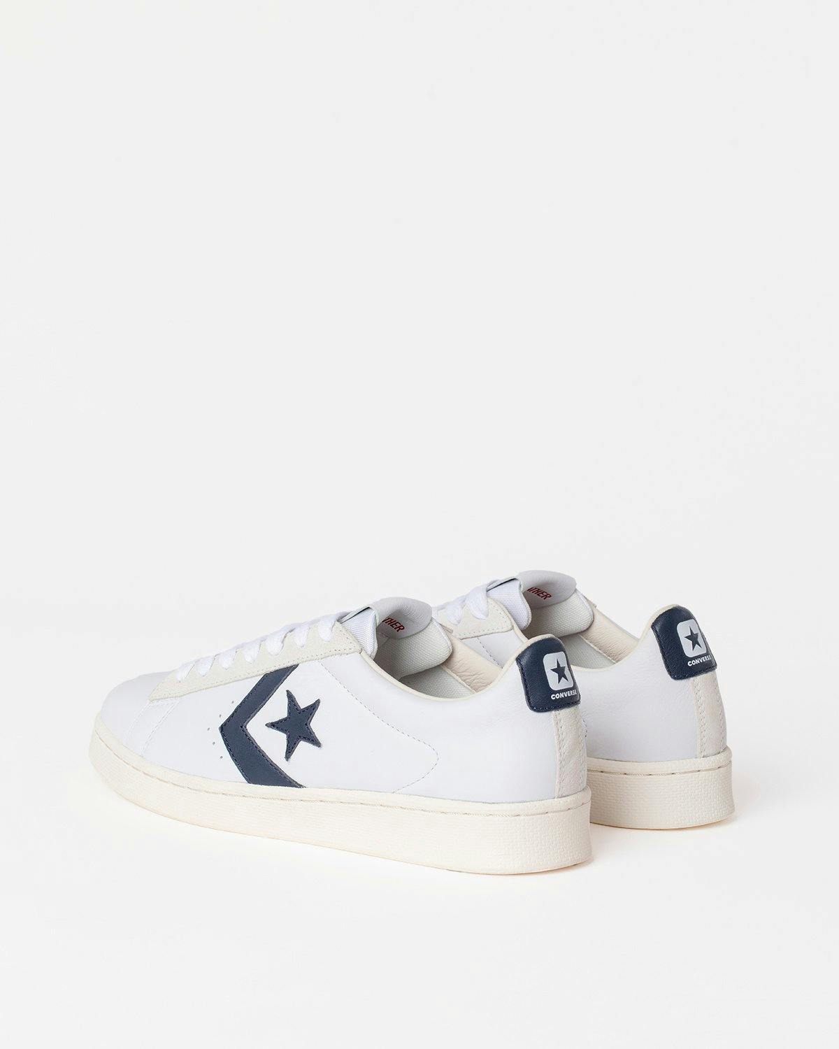 Converse - Pro Leather Og Ox White/Obsidian/Egret - Footwear - White - Image 4