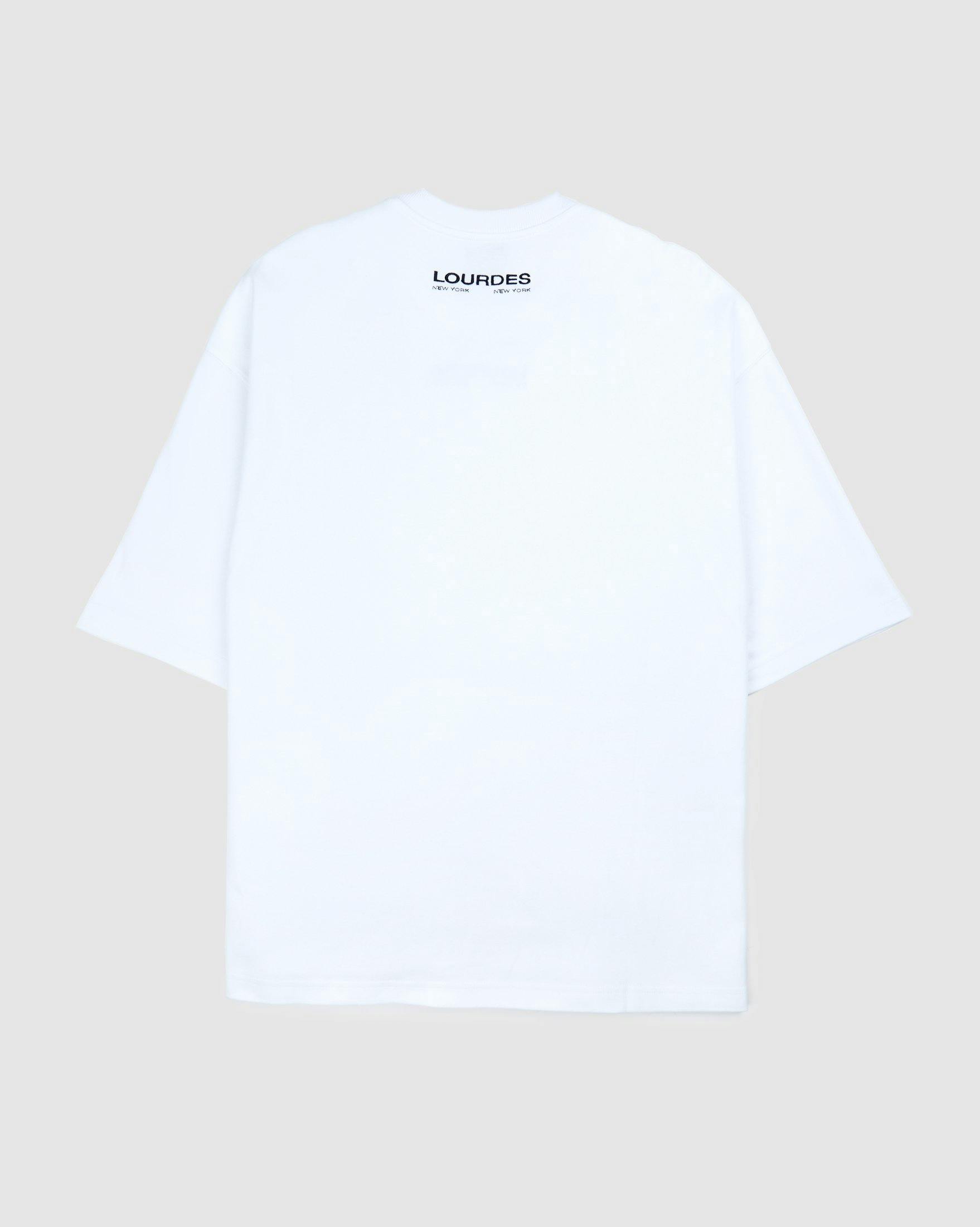 Lourdes New York - Logo Tee White - Clothing - White - Image 2