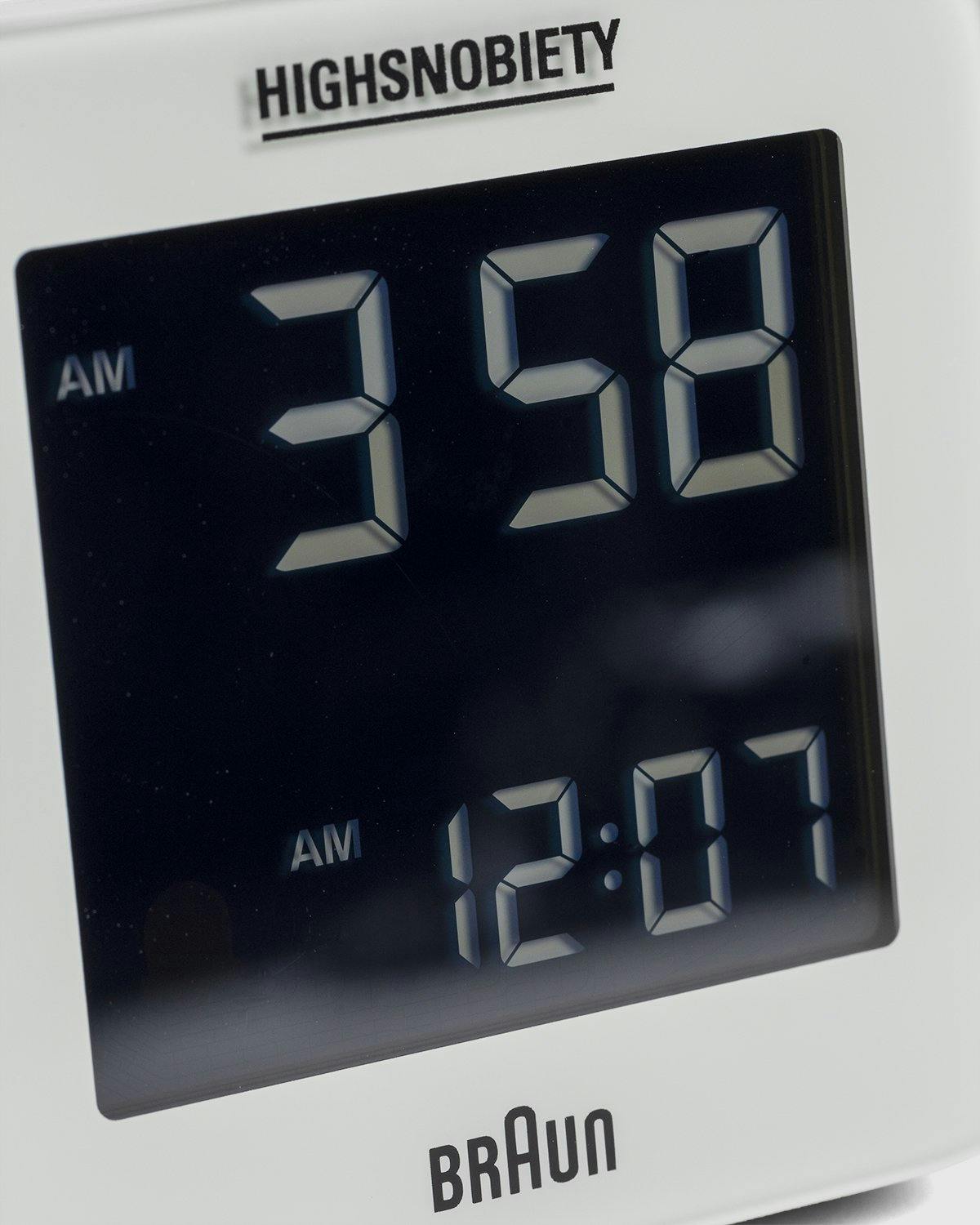 BRAUN x Highsnobiety - BC09 Digital Alarm Clock Grey - Lifestyle - Grey - Image 4