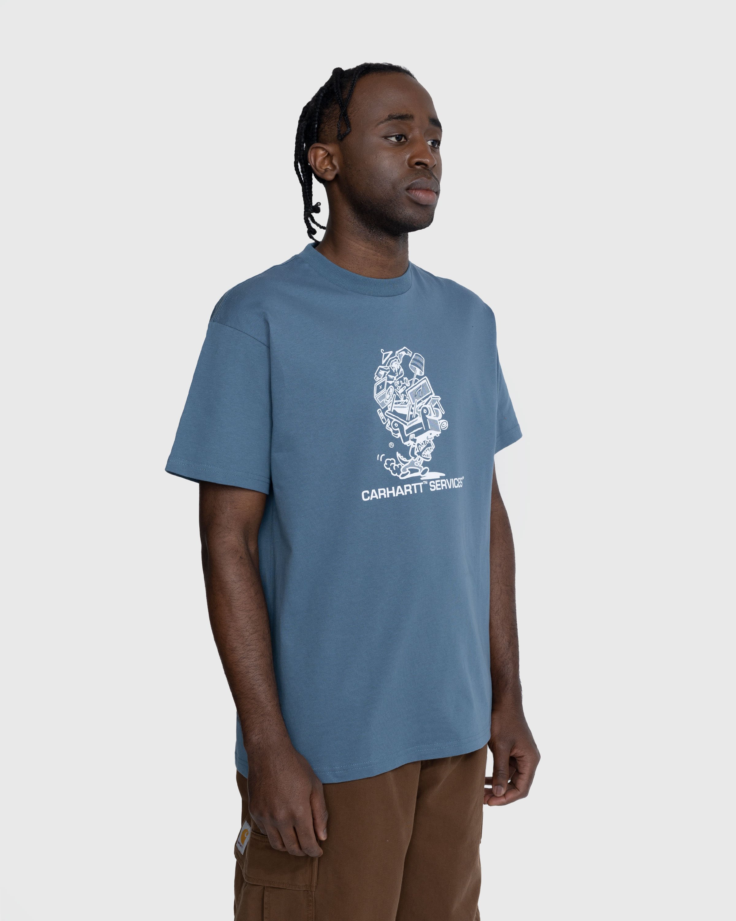 Carhartt WIP – Moving Service T-Shirt Storm Blue | Highsnobiety Shop
