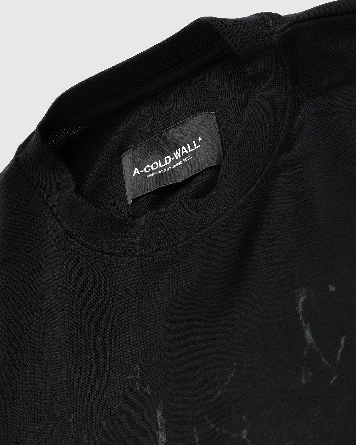 A-Cold-Wall* - Logo T-Shirt Black - Clothing - Black - Image 3