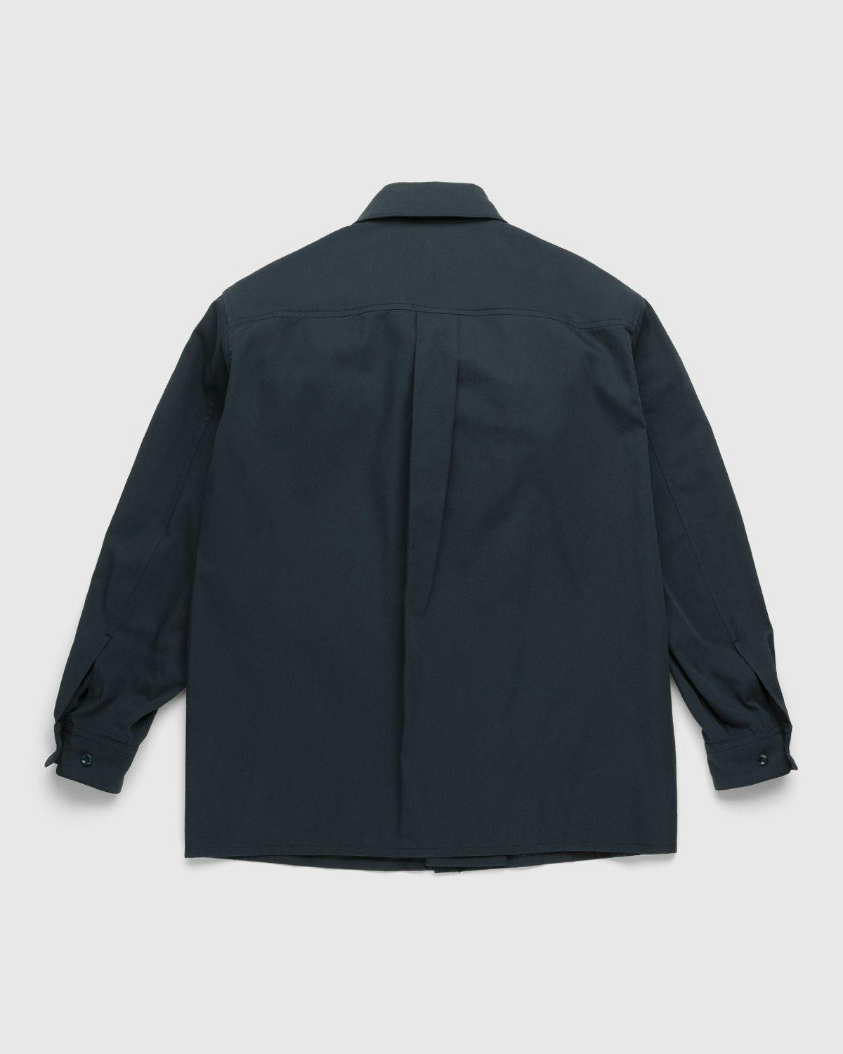 Lemaire - Brushed Blouse Shirt Top Vulcan Blue - Clothing - Blue - Image 2