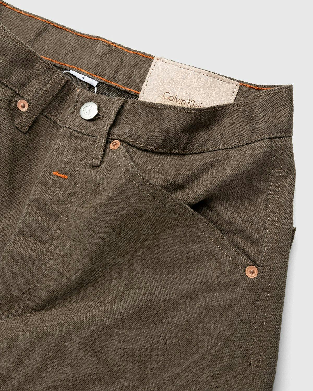 Heron Preston x Calvin Klein - Mens Carpenter Jeans Brown Solid - Clothing - Brown - Image 4