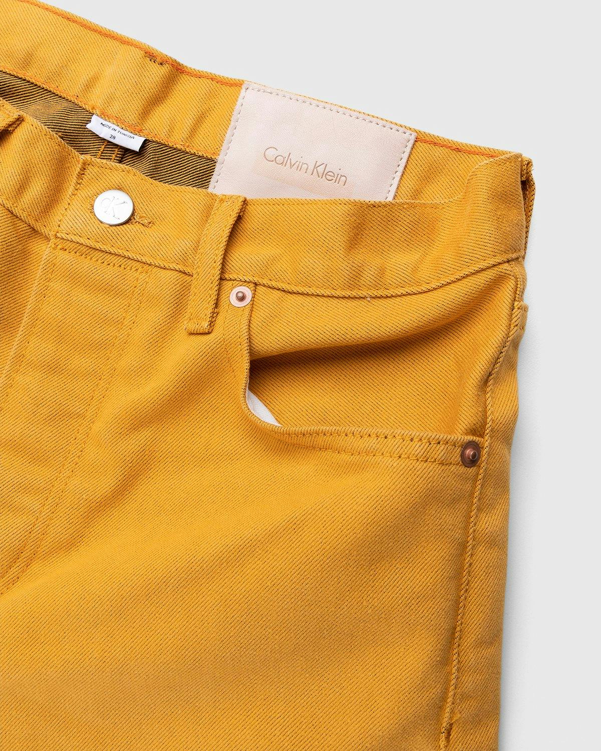 Heron Preston x Calvin Klein - Womens 90s Fit Jeans Radiant Yellow - Clothing - Yellow - Image 4