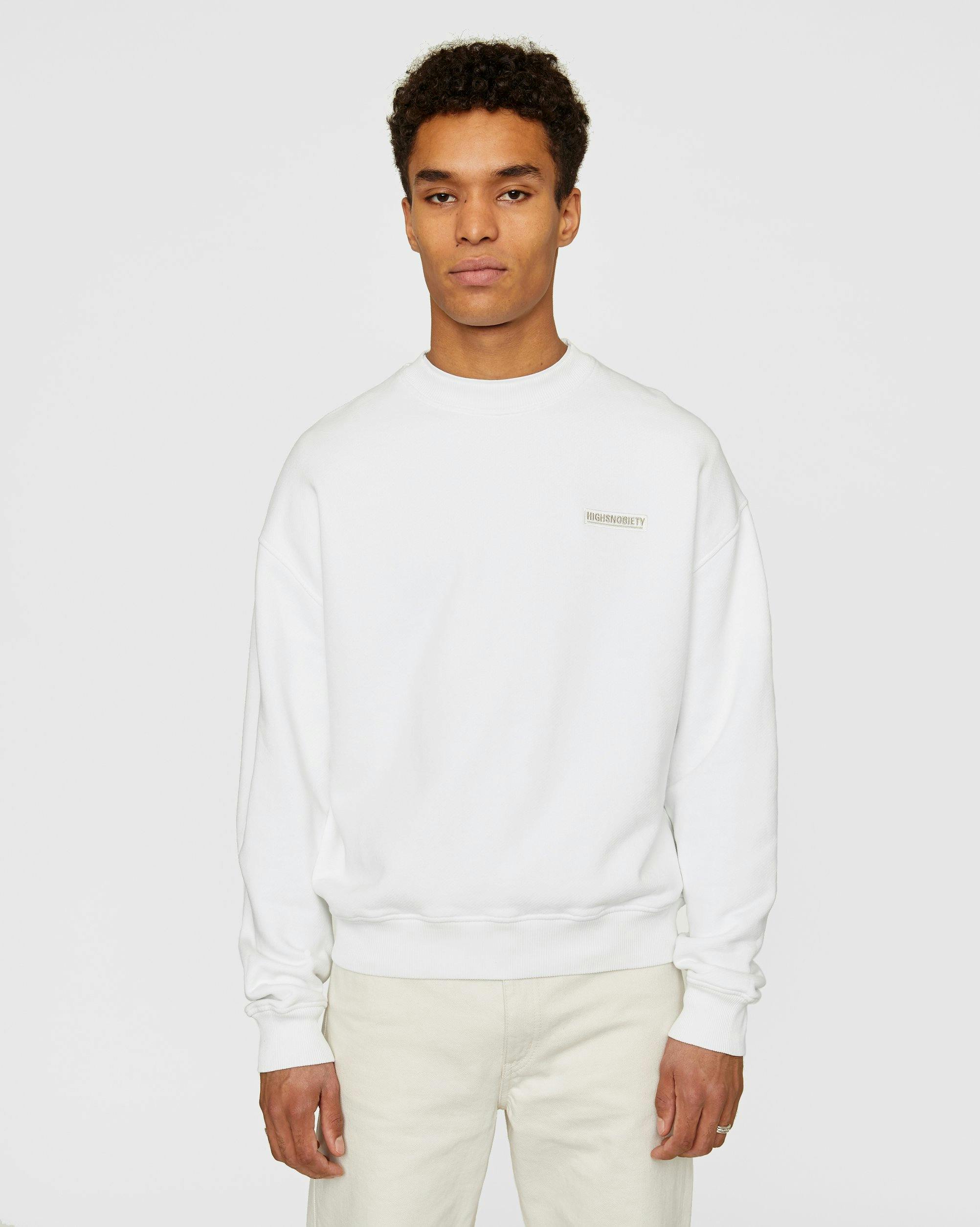 Highsnobiety - Staples Sweatshirt White - Clothing - White - Image 2