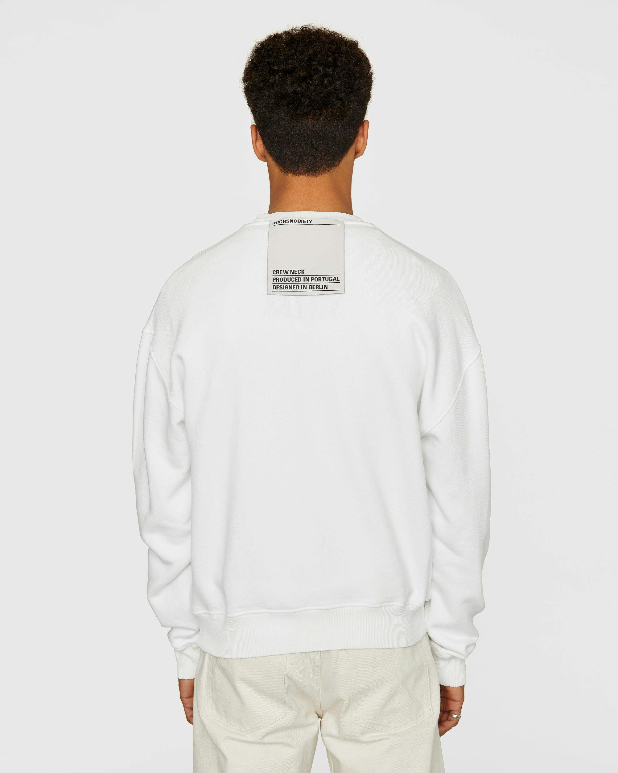 Highsnobiety - Staples Sweatshirt White - Clothing - White - Image 3