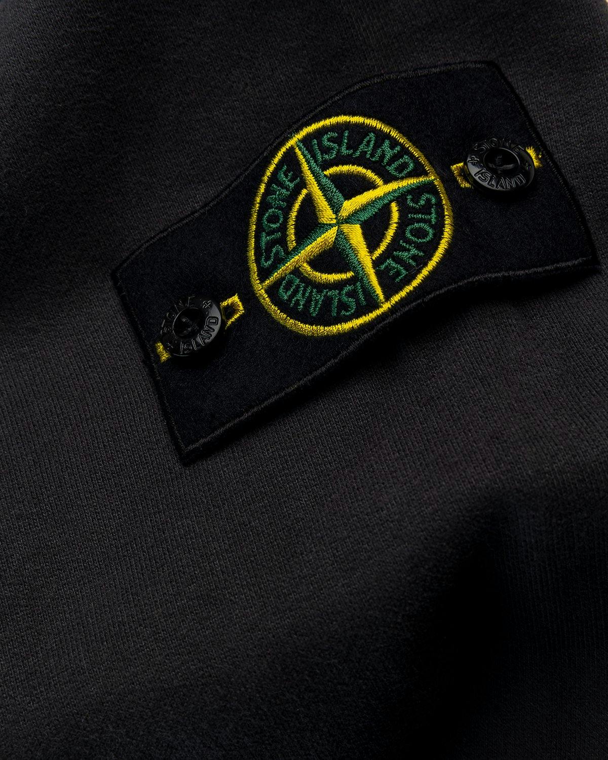 Stone Island - Geelong Wool Crewneck Charcoal - Clothing - Grey - Image 4