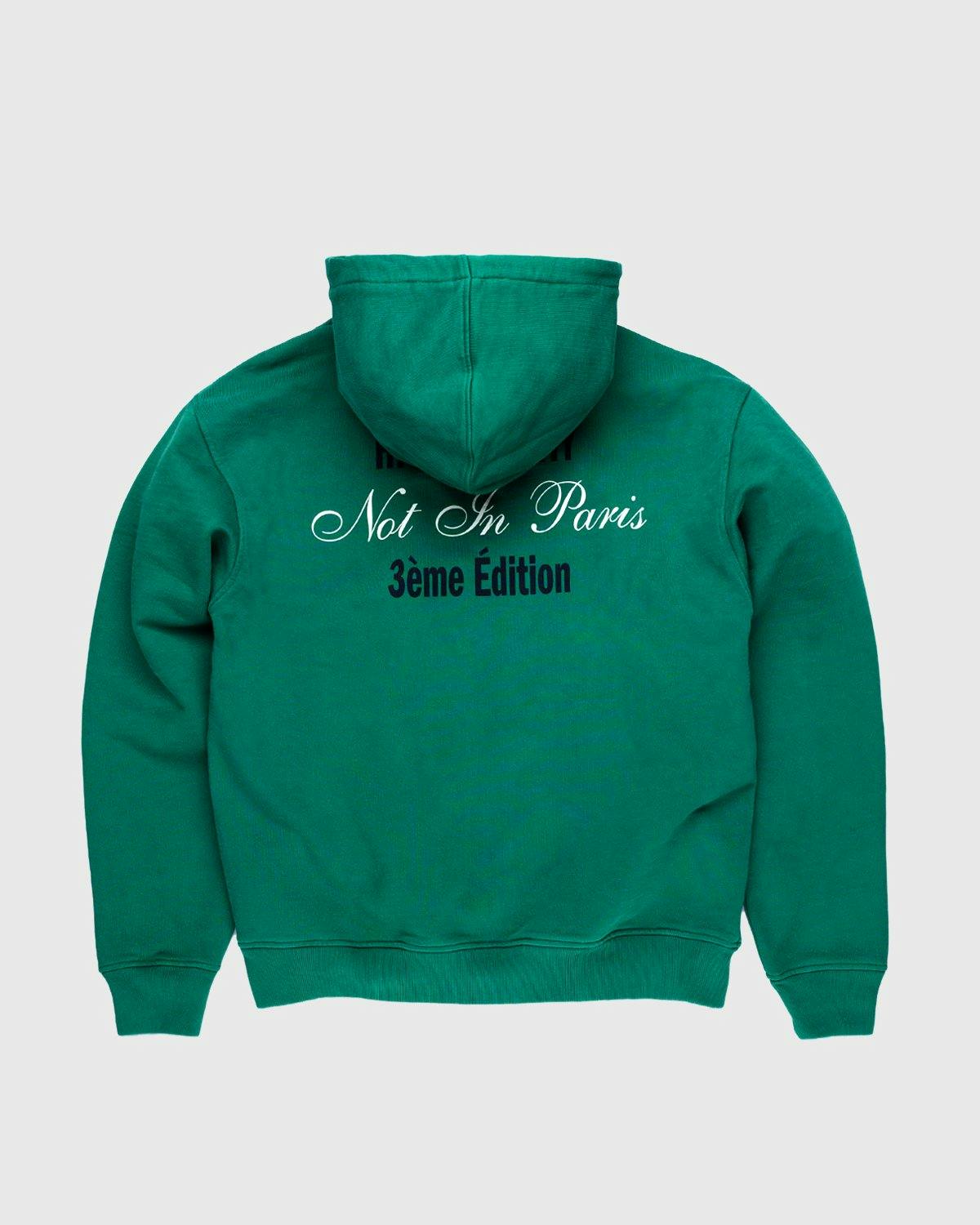 Highsnobiety - Not In Paris 3 Hoodie Green - Clothing - Green - Image 2