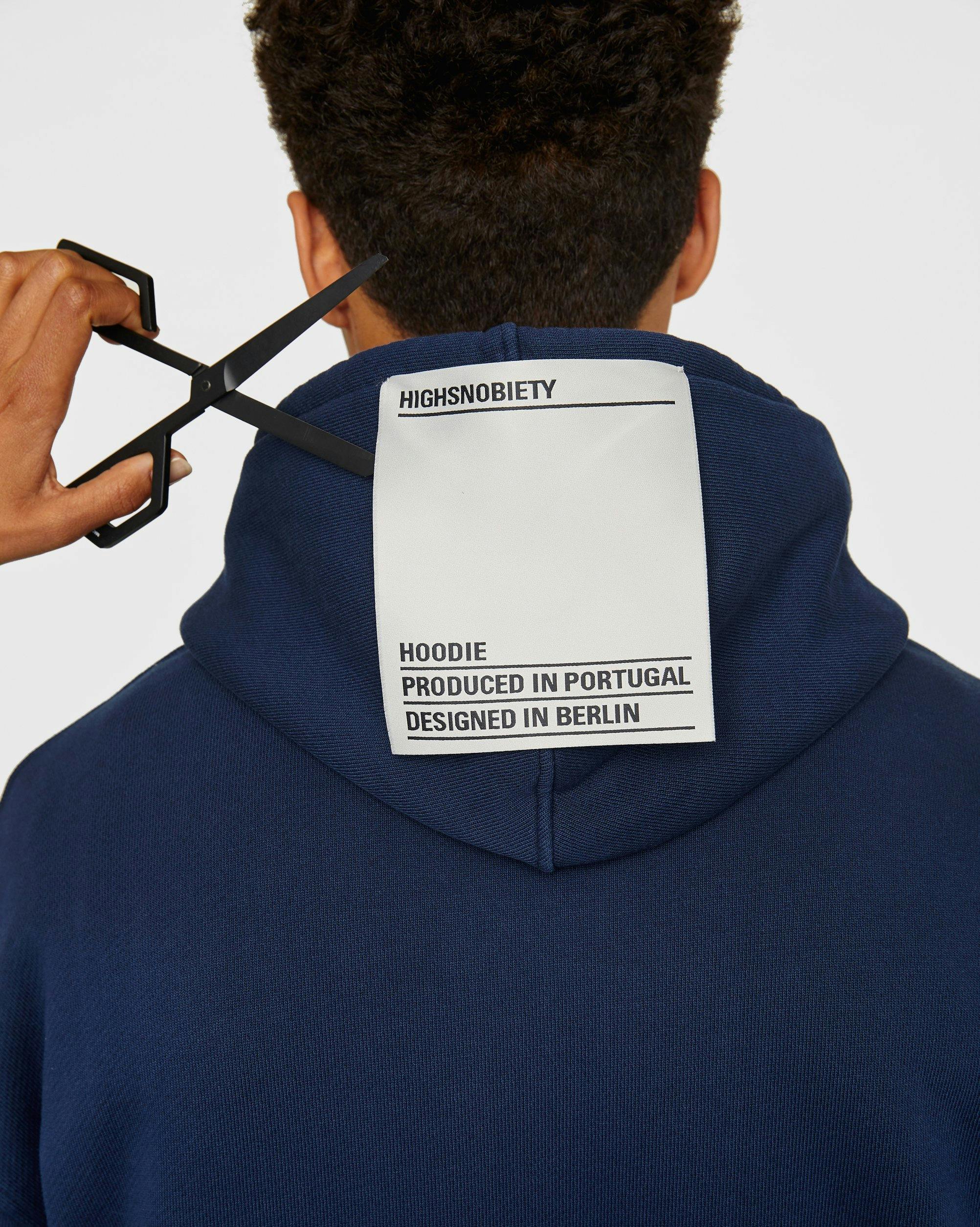 Highsnobiety - Staples Hoodie Navy - Clothing - Blue - Image 4