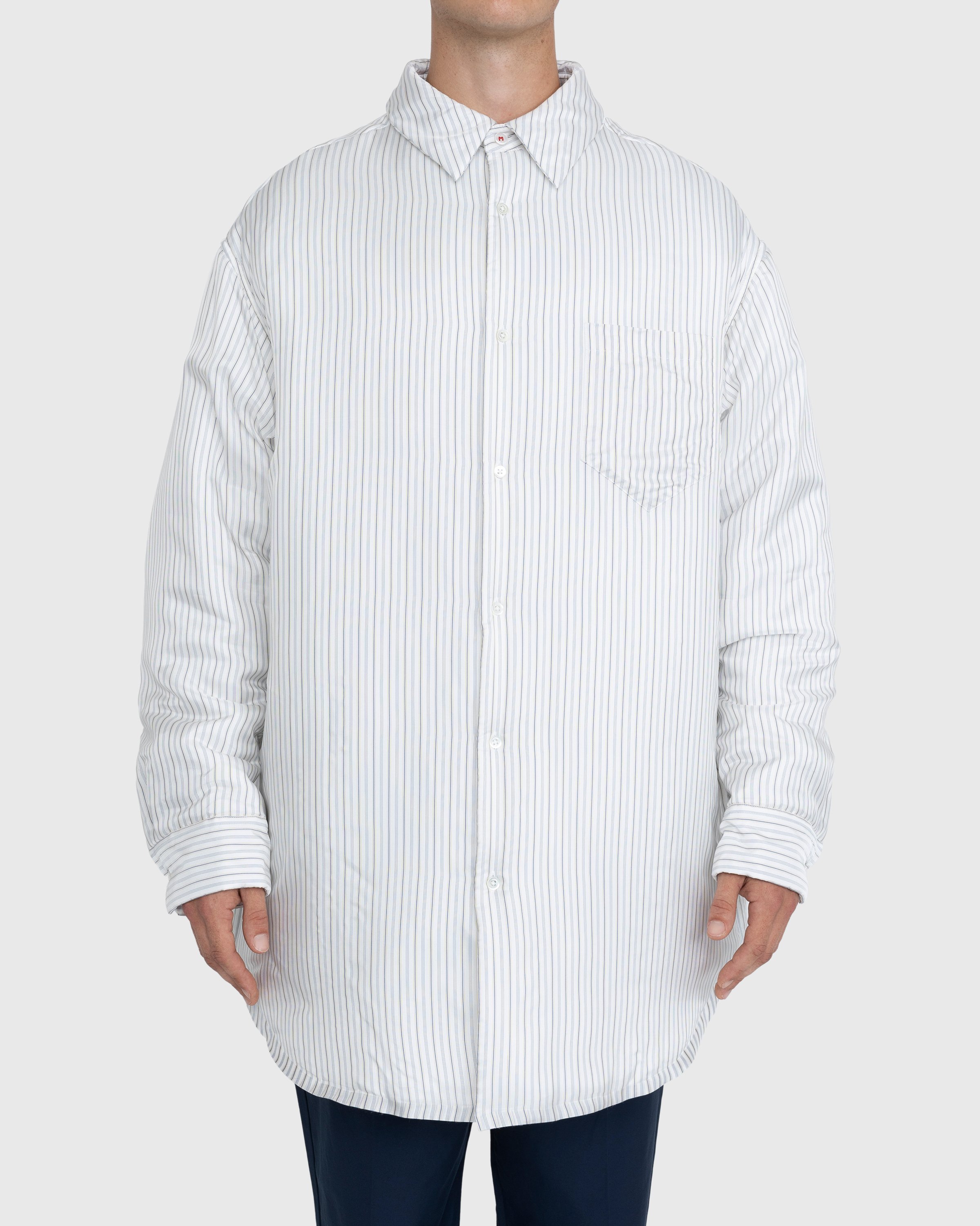 Maison Margiela – Padded Stripe Shirt Multi | Highsnobiety Shop