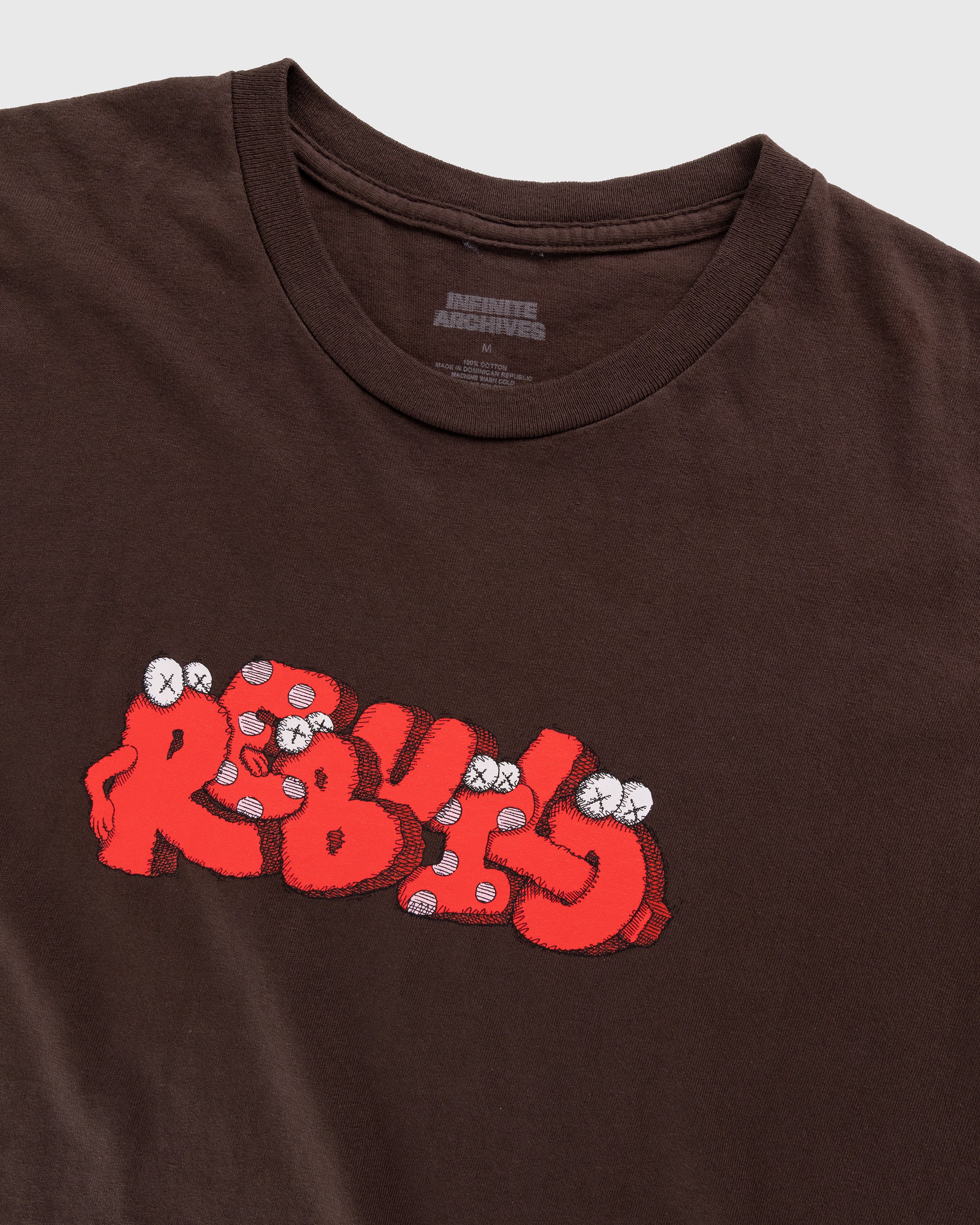 Infinite Archives x KAWS x Rebuild Foundation - Rebuild T-Shirt Brown - Clothing - Brown - Image 3