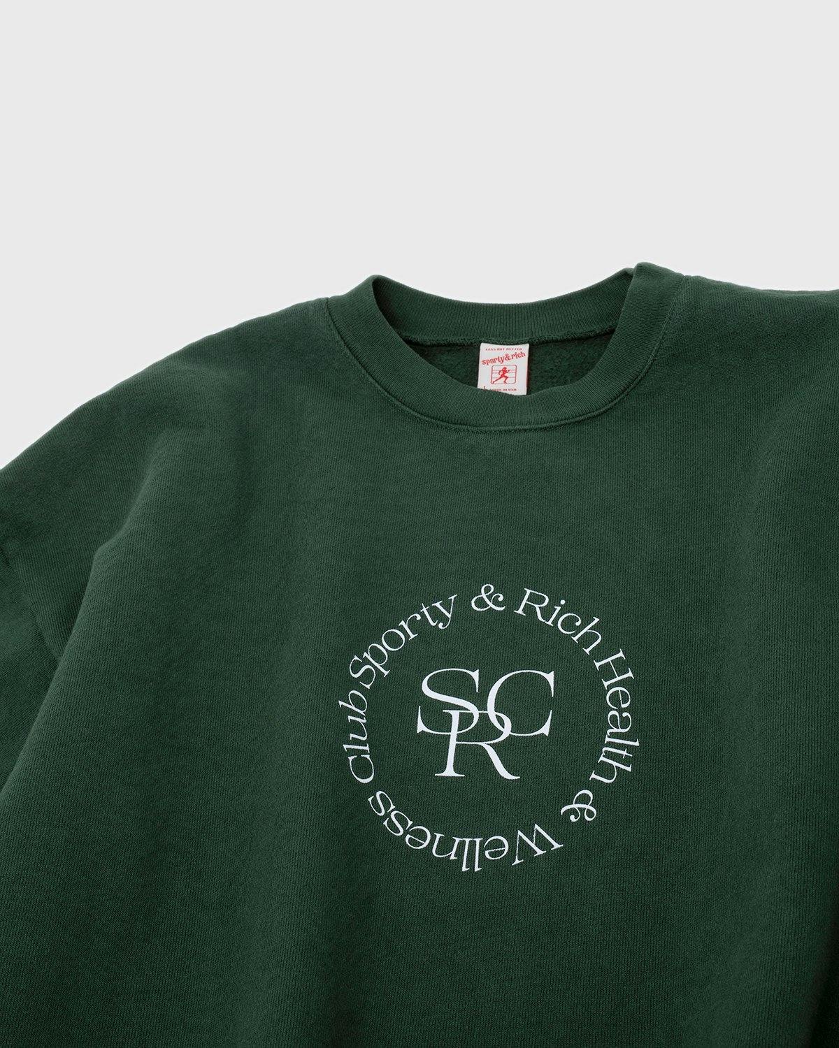 Sporty and Rich - Wellness Crewneck Forest Green - Clothing - Green - Image 3