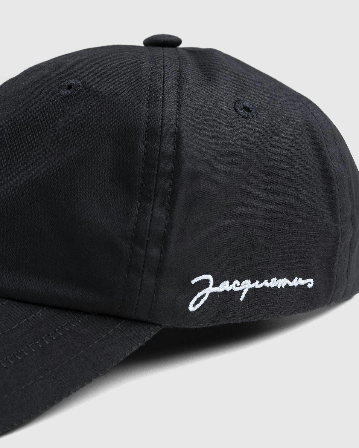 JACQUEMUS - La Casquette Jacquemus Black - Accessories - Black - Image 4