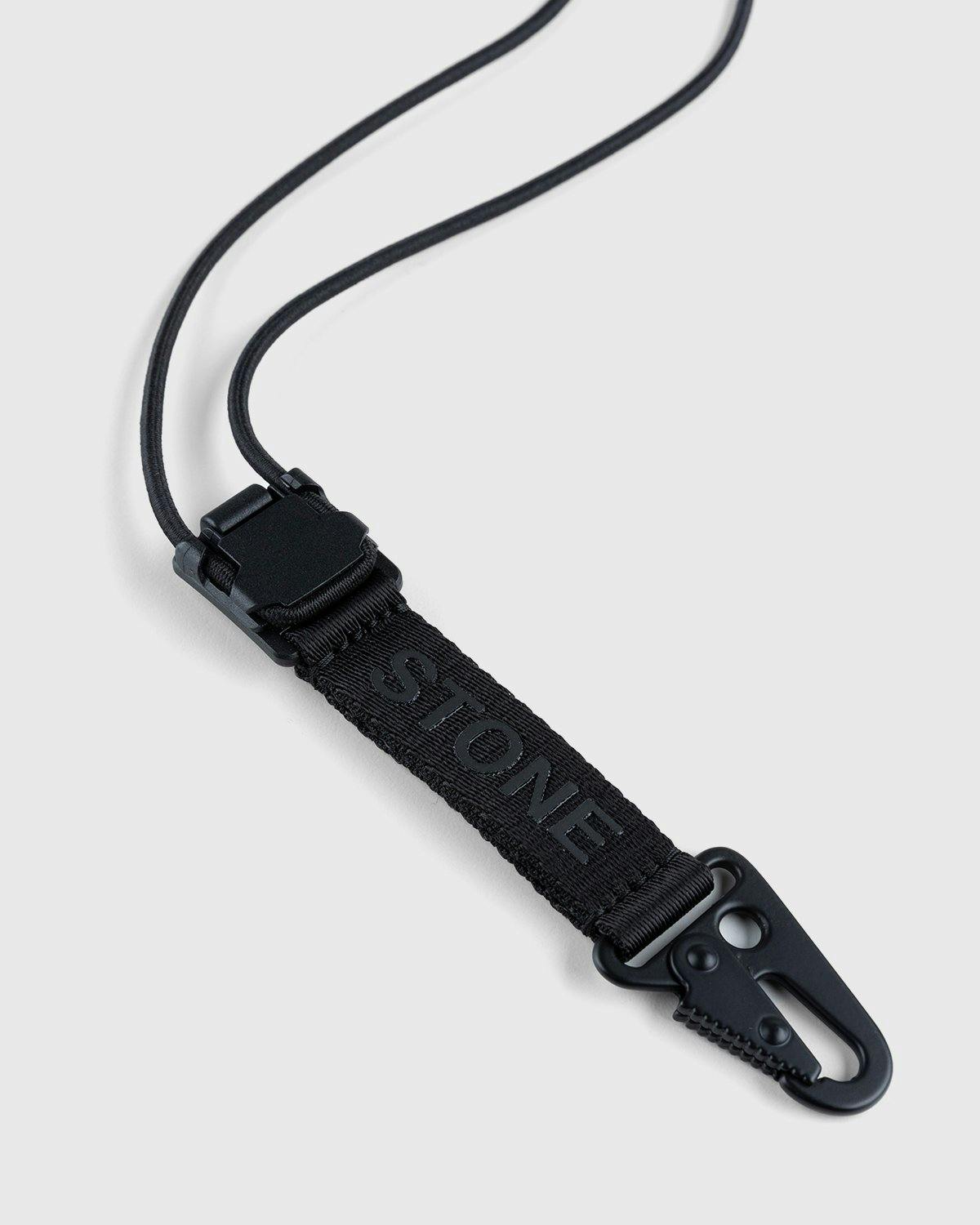 Stone Island - Keyring Black - Accessories - Black - Image 2