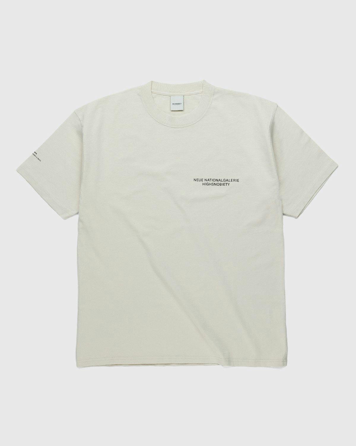 Highsnobiety - Neue National Galerie T-Shirt Eggshell - Clothing - Beige - Image 2