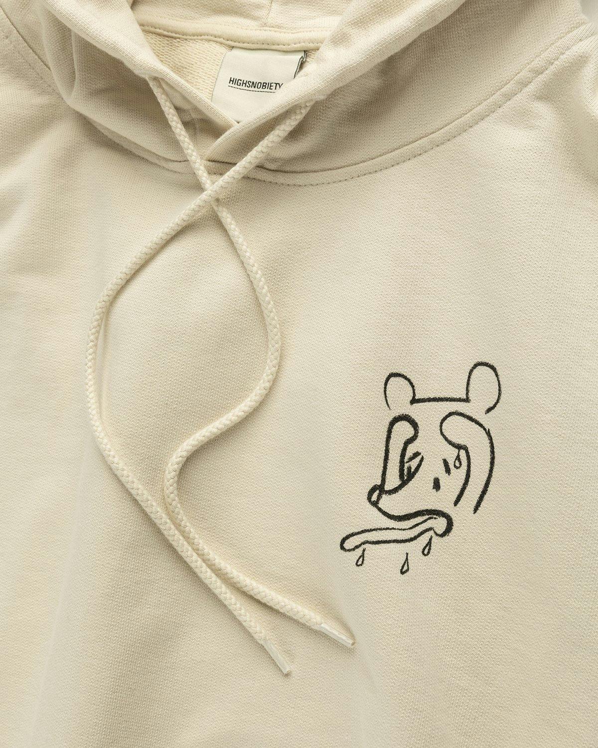 Simon Fujiwara x Highsnobiety - Who The Baer Hoodie Eggshell - Clothing - Beige - Image 4