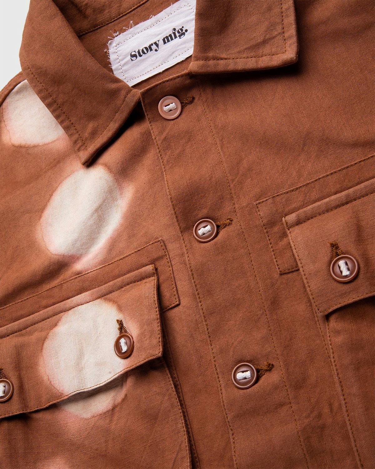 Story mfg. - Helix Jacket Bark Pink Lunar Clamp - Clothing - Brown - Image 3