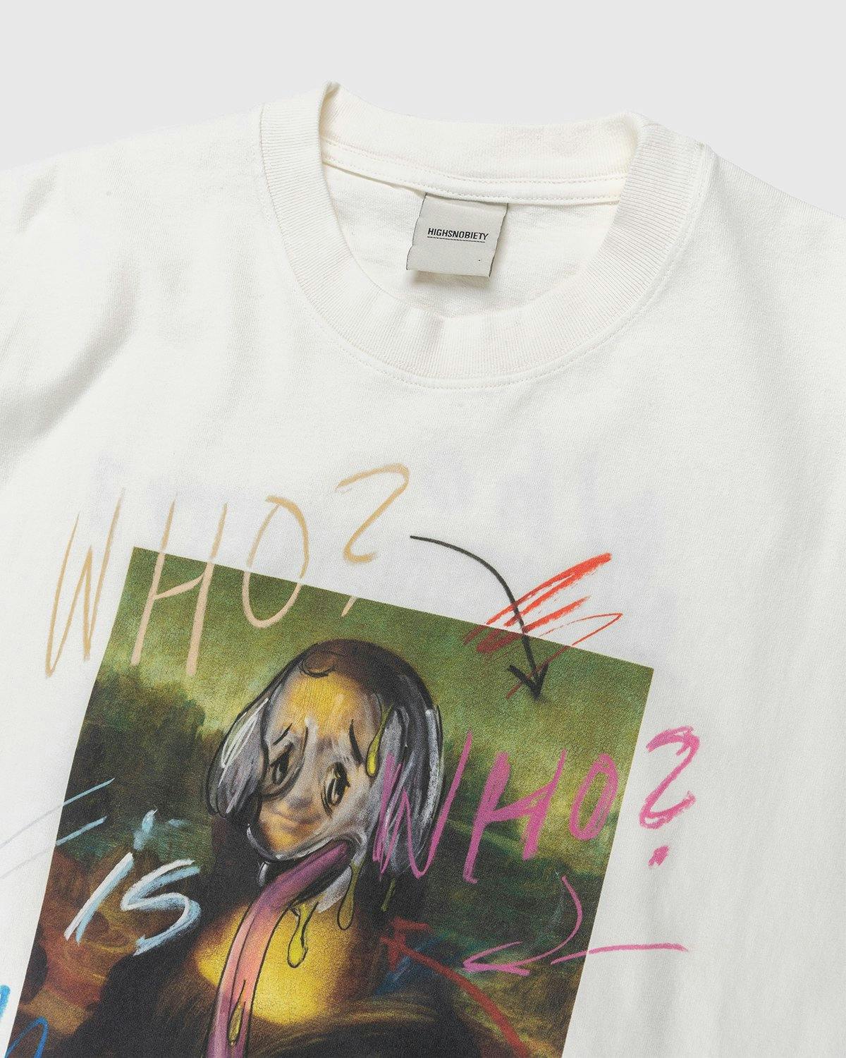 Simon Fujiwara x Highsnobiety - Mona Lisa T-Shirt White - Clothing - White - Image 6