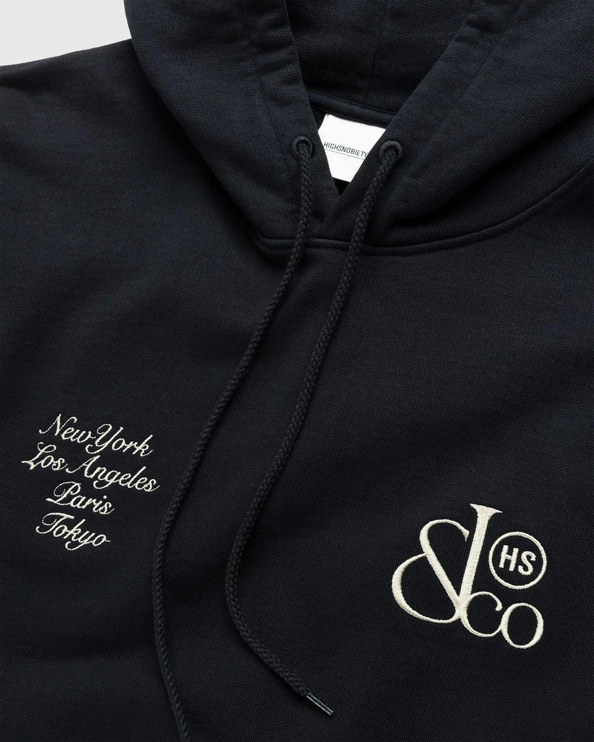 Jacob & Co. x Highsnobiety - City Fleece Hoodie Black - Clothing - Black - Image 4